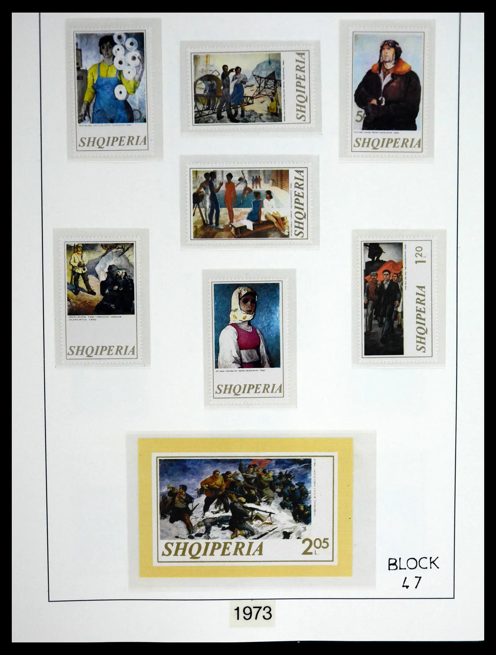 41221 0090 - Stamp collection 41221 Albania 1963-2005.