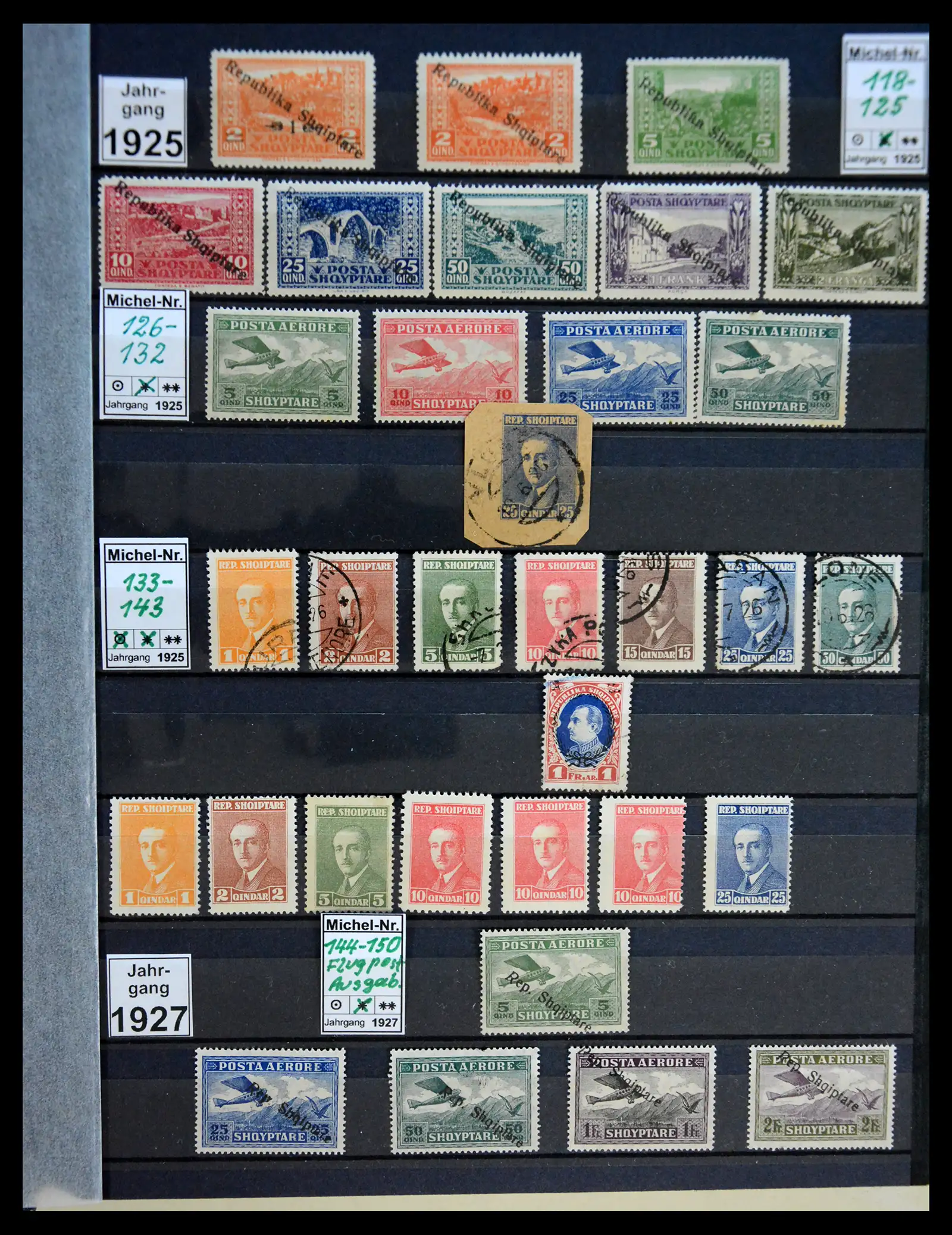 41222 0003 - Stamp collection 41222 Albania used 1913-1980.