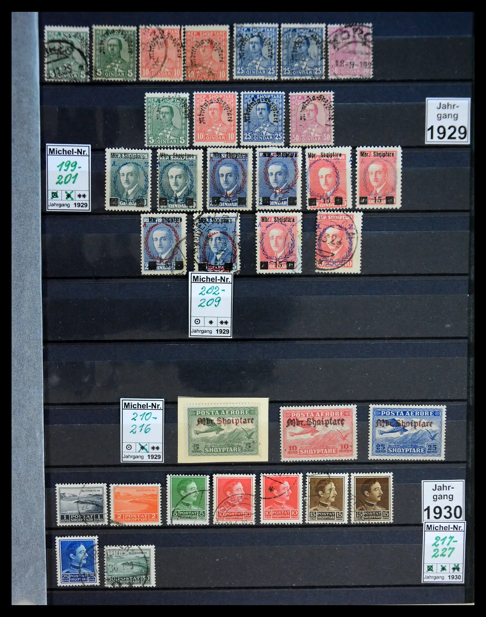 41222 0005 - Stamp collection 41222 Albania used 1913-1980.
