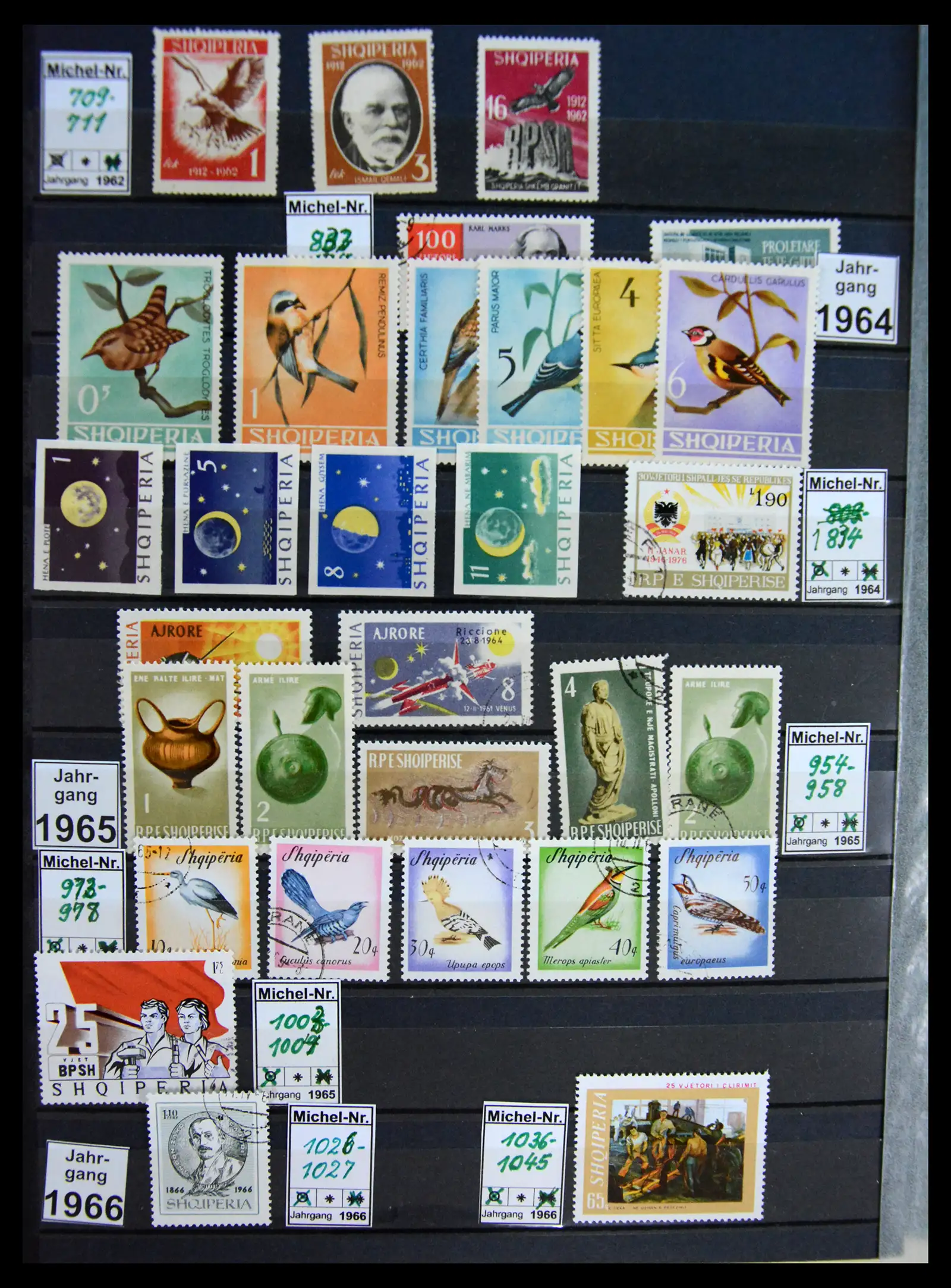 41222 0011 - Stamp collection 41222 Albania used 1913-1980.