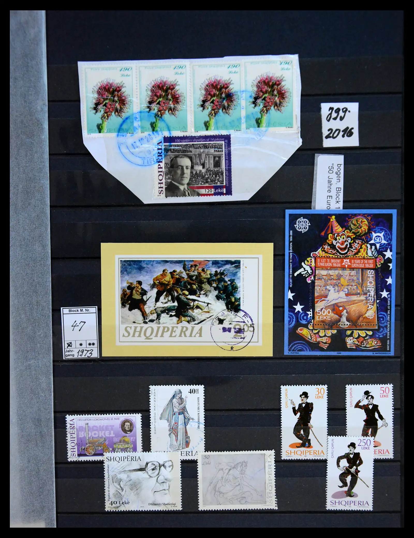 41222 0024 - Stamp collection 41222 Albania used 1913-1980.