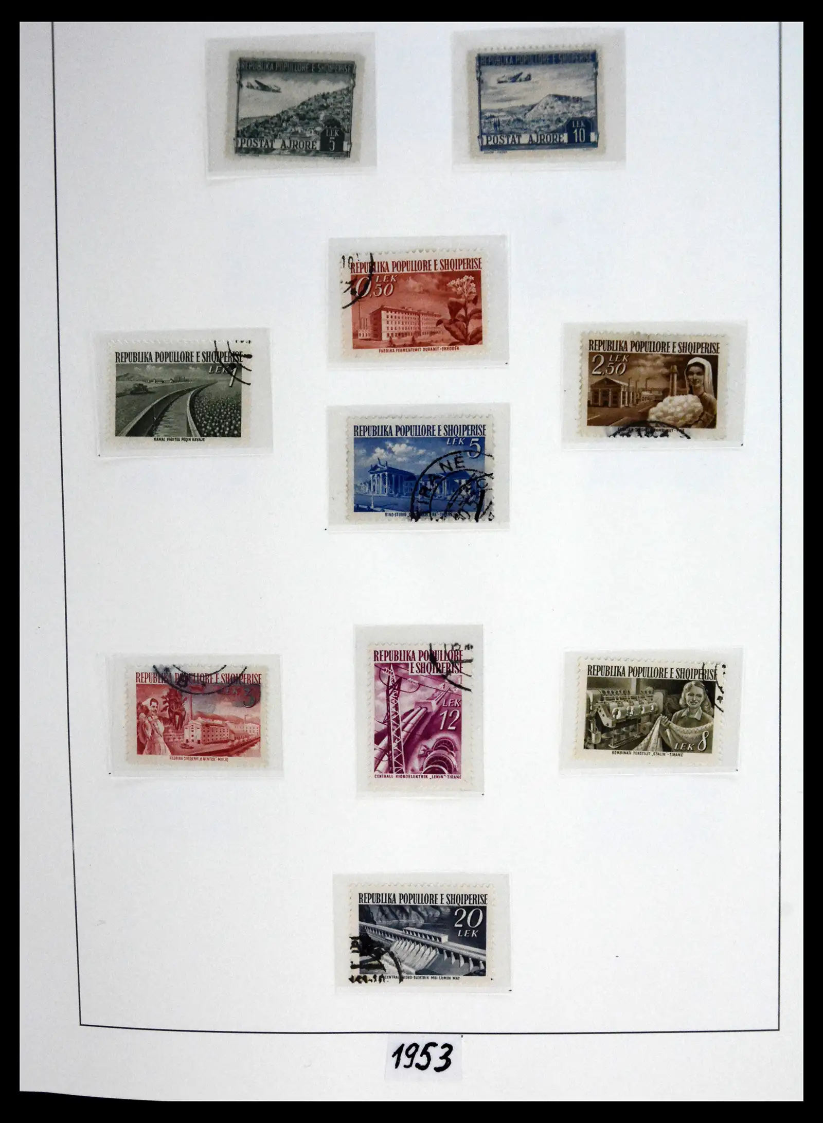 41222 0027 - Stamp collection 41222 Albania used 1913-1980.