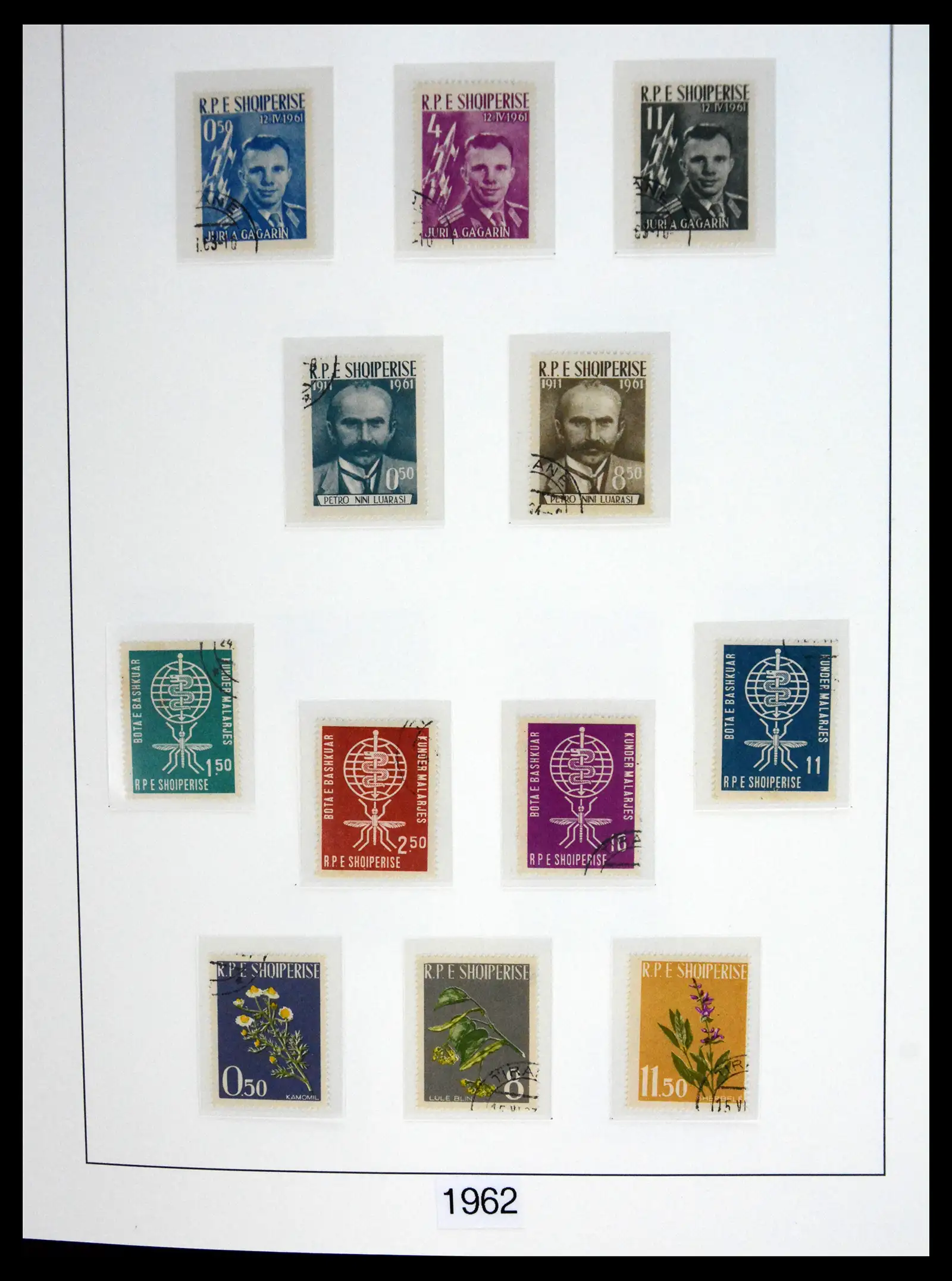 41222 0040 - Stamp collection 41222 Albania used 1913-1980.