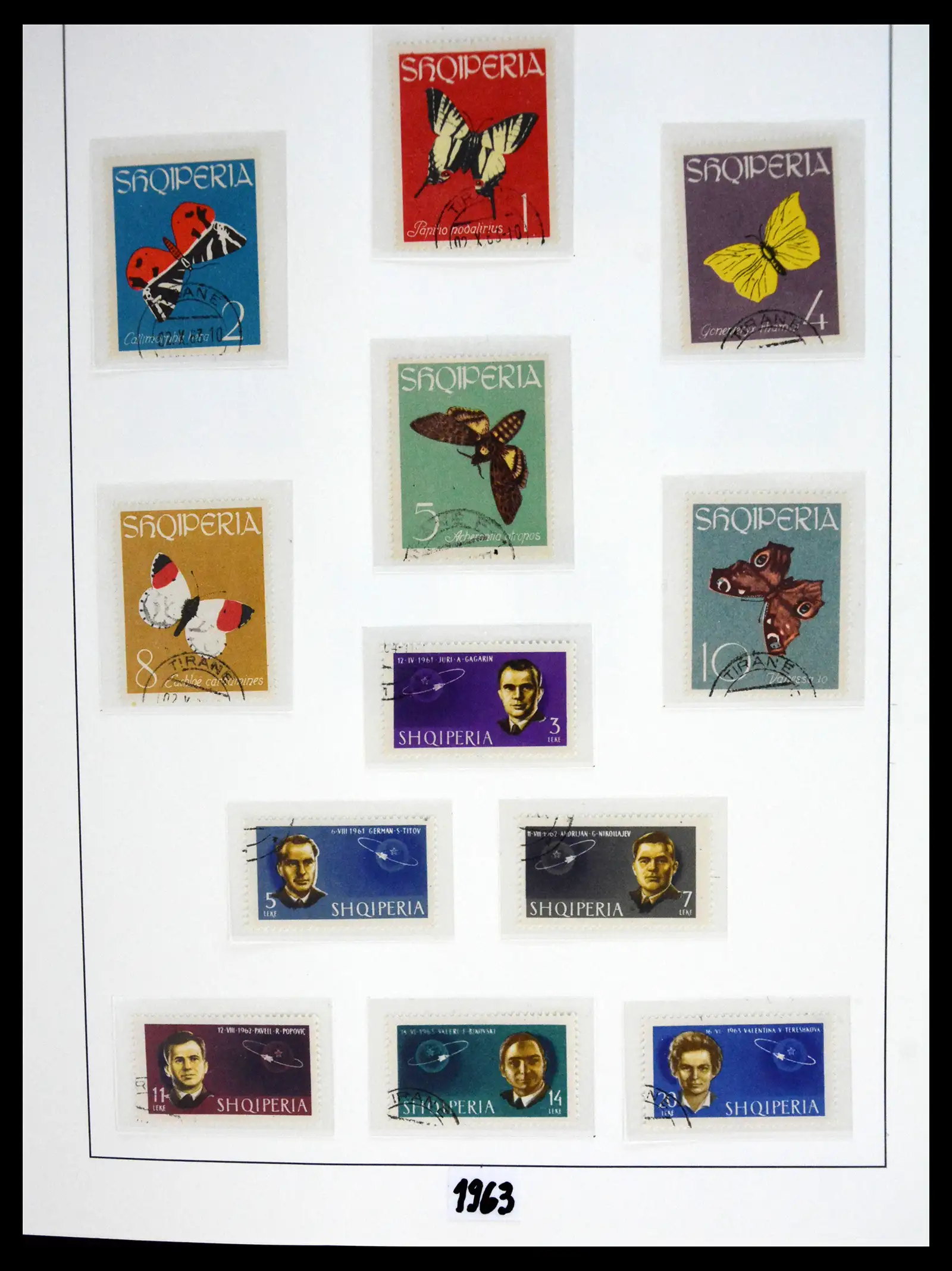 41222 0047 - Stamp collection 41222 Albania used 1913-1980.