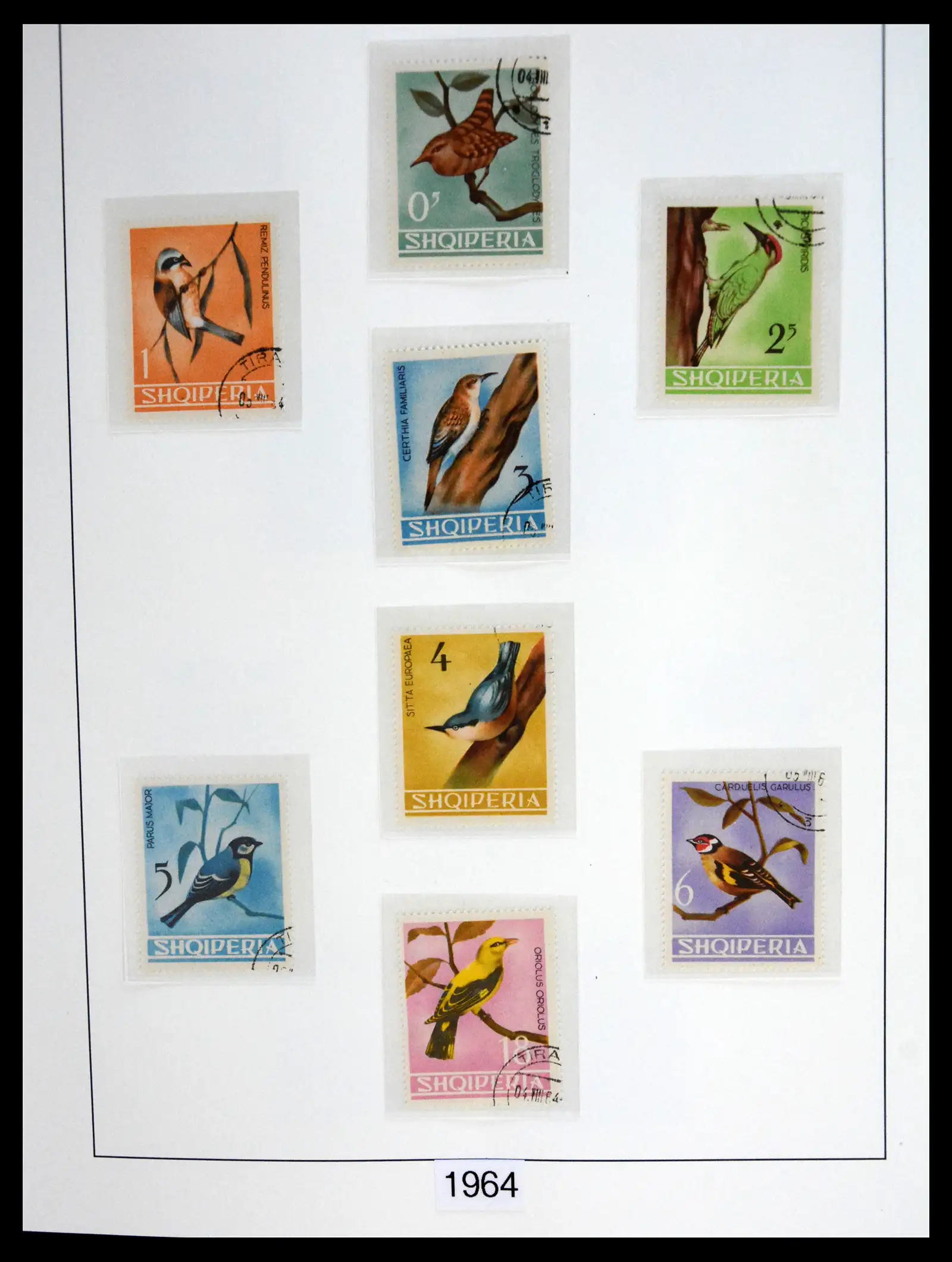 41222 0053 - Stamp collection 41222 Albania used 1913-1980.