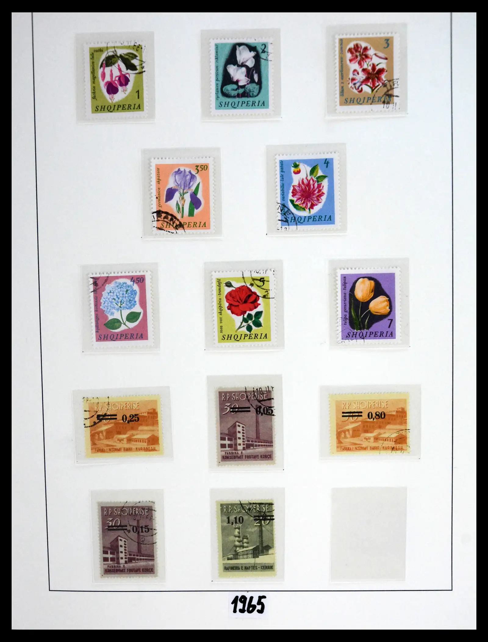 41222 0061 - Stamp collection 41222 Albania used 1913-1980.