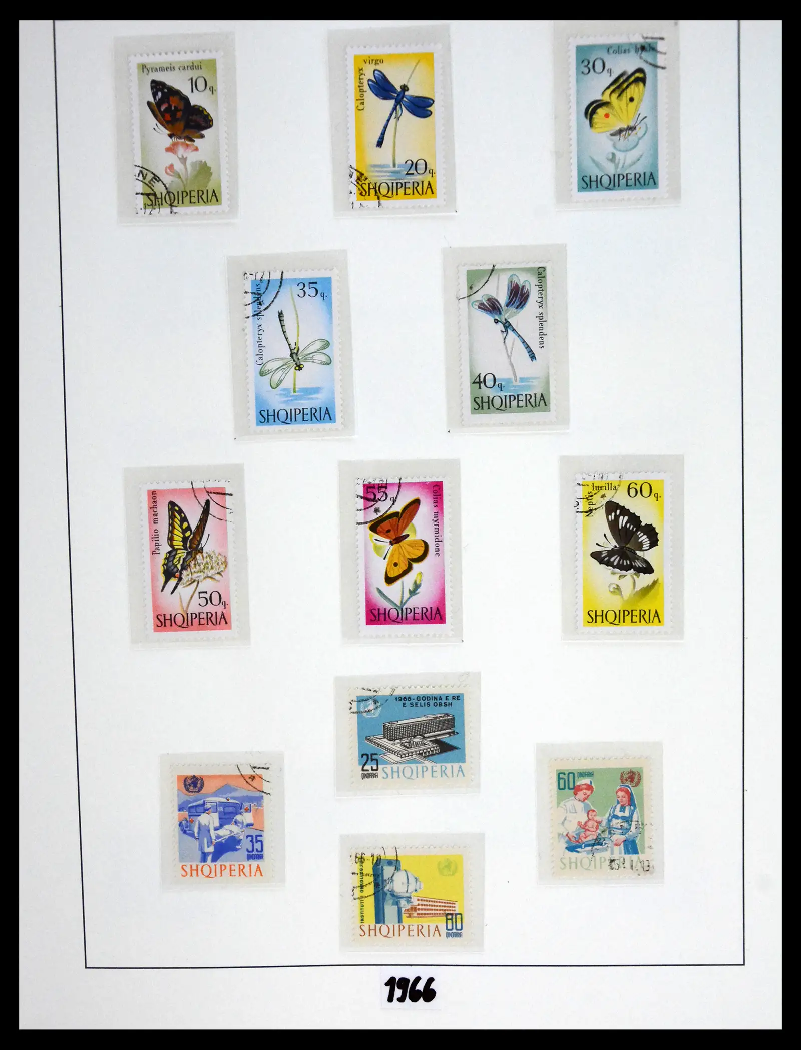 41222 0068 - Stamp collection 41222 Albania used 1913-1980.