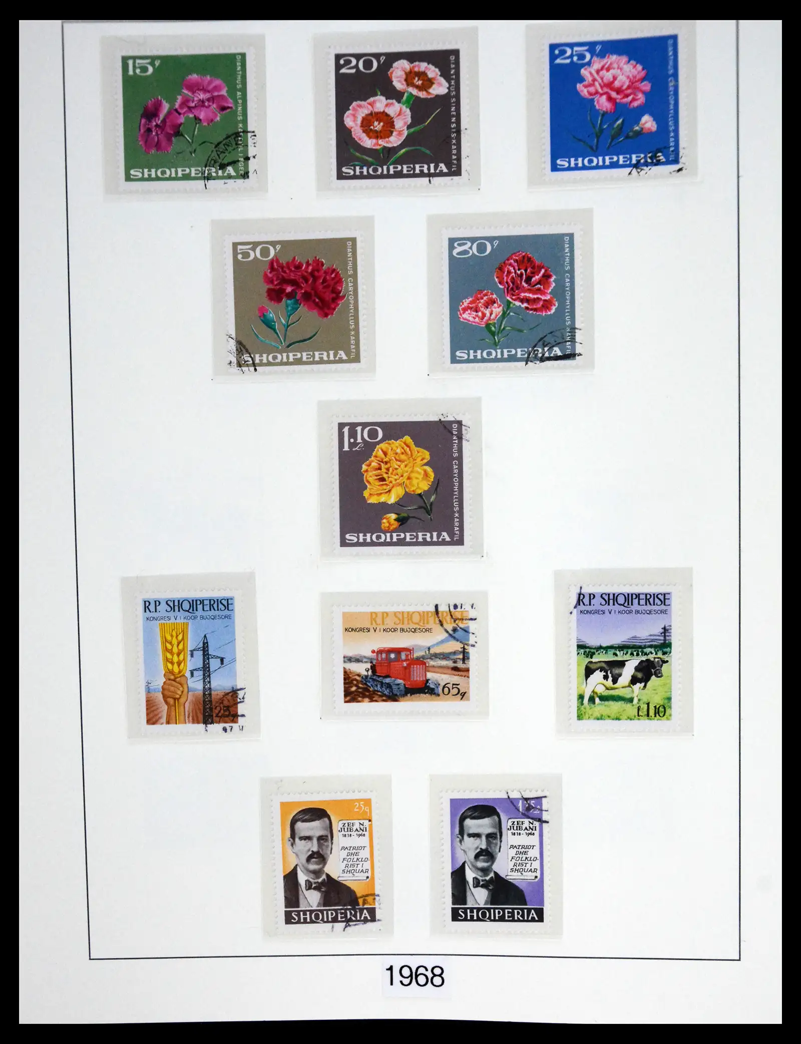 41222 0086 - Stamp collection 41222 Albania used 1913-1980.