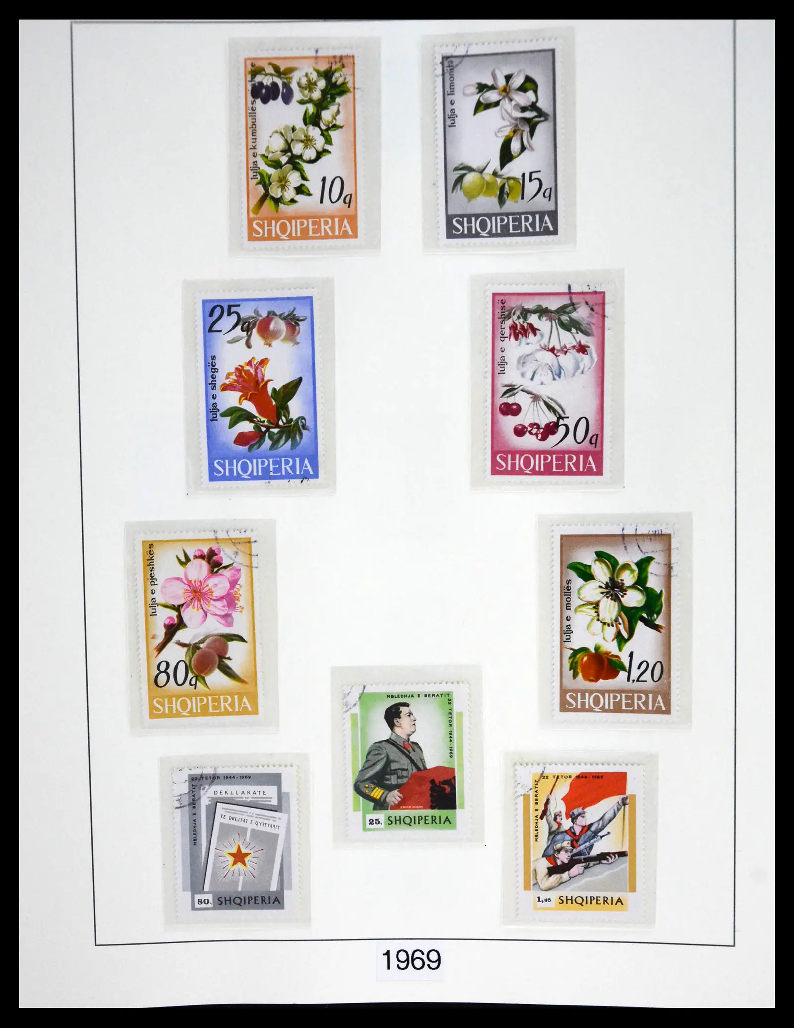 41222 0098 - Stamp collection 41222 Albania used 1913-1980.