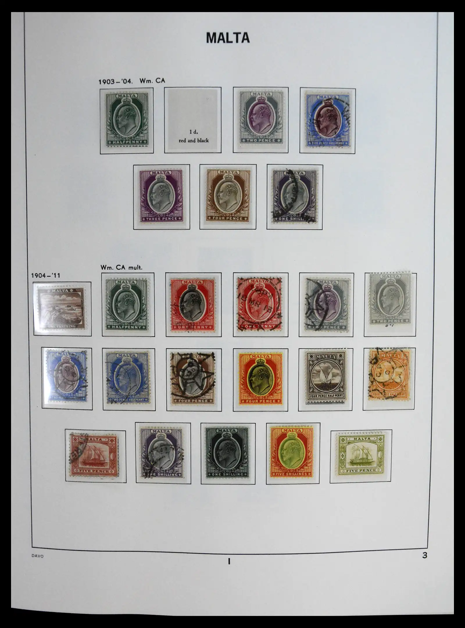 41223 0003 - Stamp collection 41223 Malta 1863-2024!!