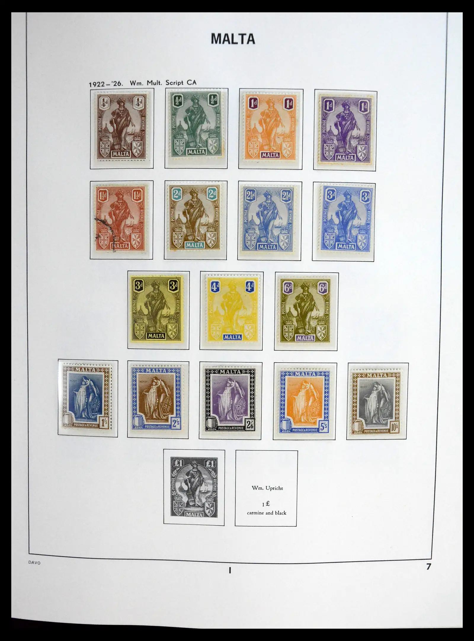 41223 0007 - Stamp collection 41223 Malta 1863-2024!!