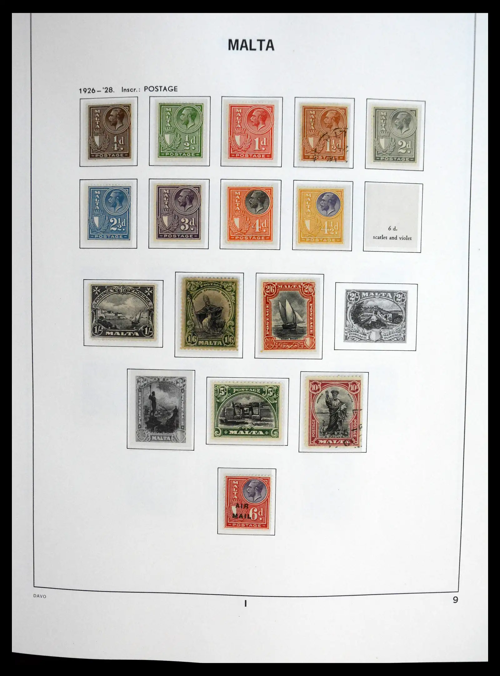 41223 0009 - Stamp collection 41223 Malta 1863-2024!!