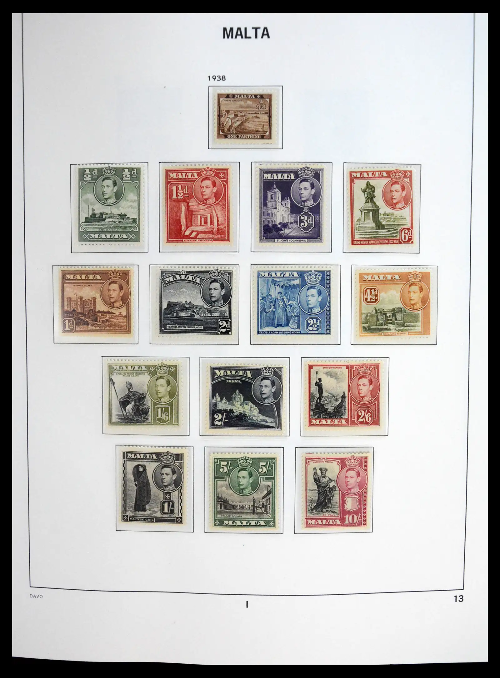 41223 0013 - Stamp collection 41223 Malta 1863-2024!!