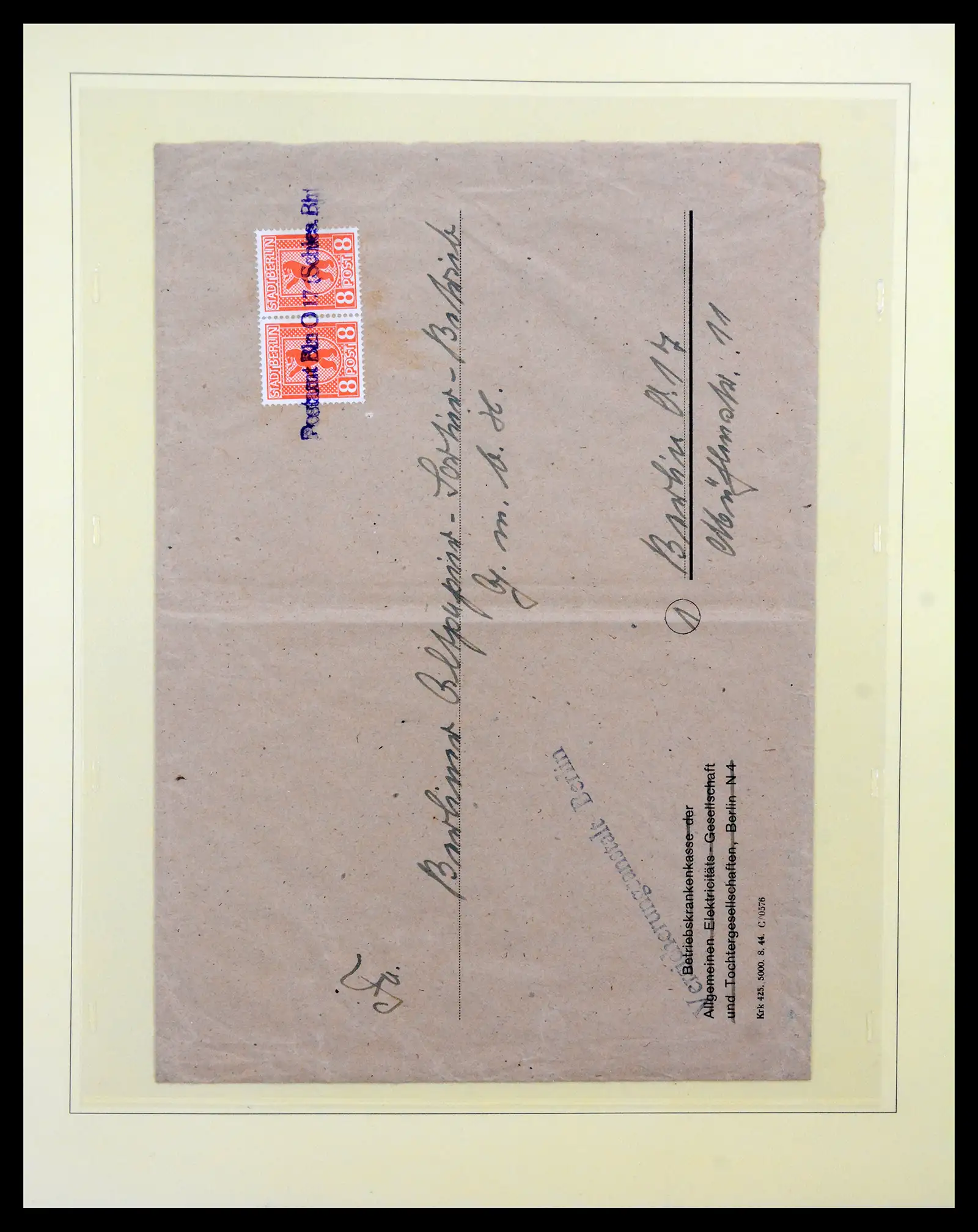 41224 0002 - Postzegelverzameling 41224 Duitsland sovjet zone covers 1945-1949.