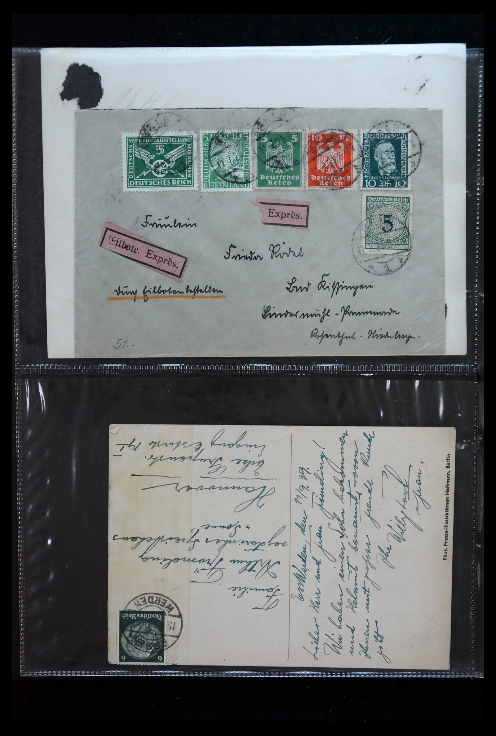 41226 0002 - Postzegelverzameling 41226 Duitse Reich brieven 1930-1945.