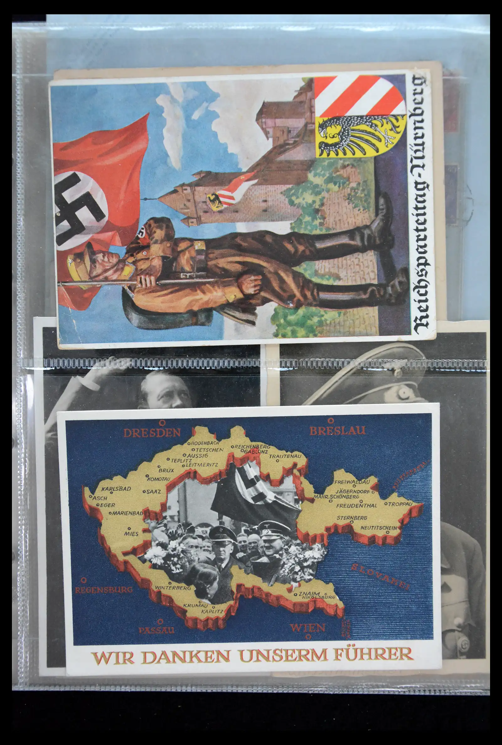 41226 0009 - Postzegelverzameling 41226 Duitse Reich brieven 1930-1945.