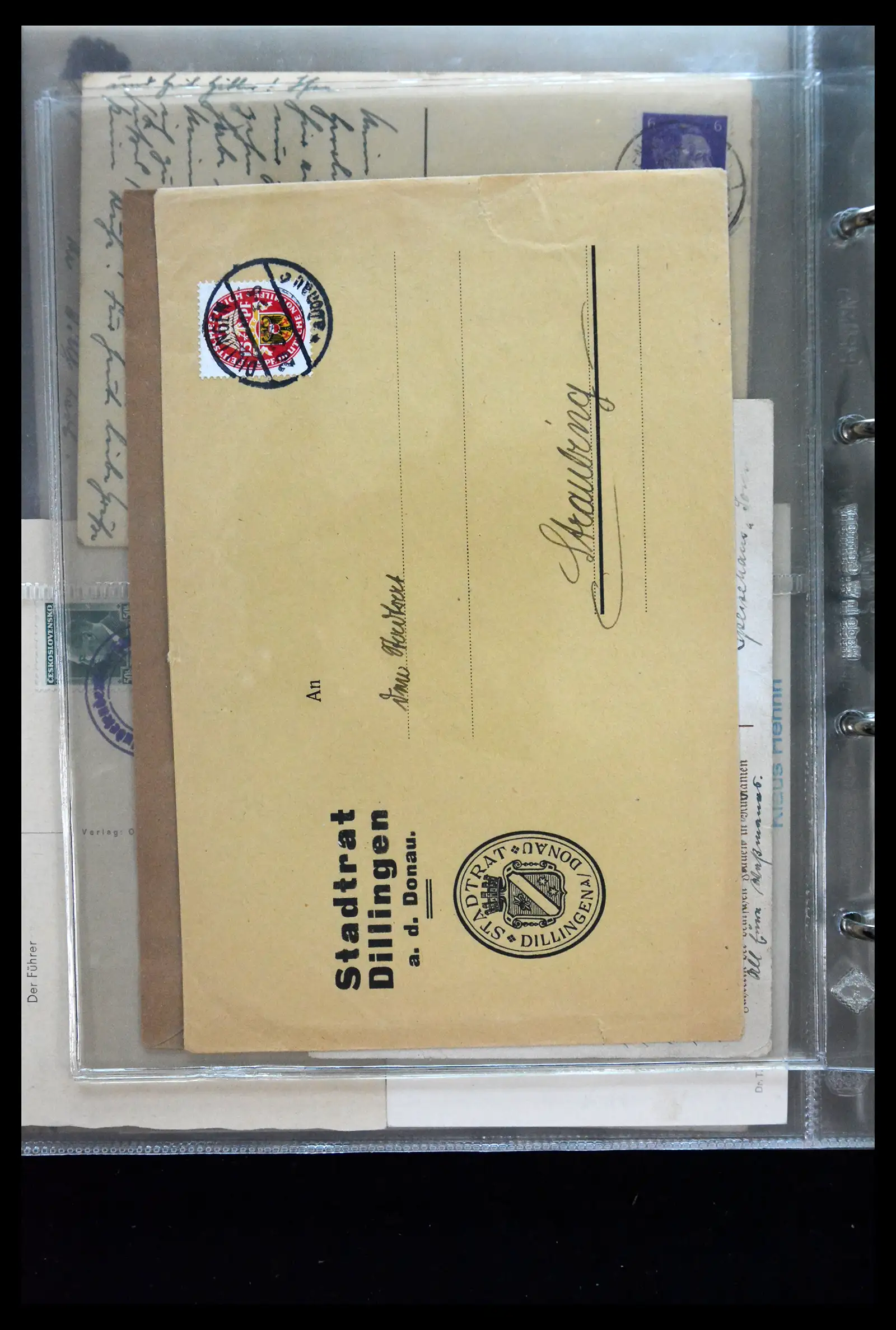 41226 0016 - Postzegelverzameling 41226 Duitse Reich brieven 1930-1945.