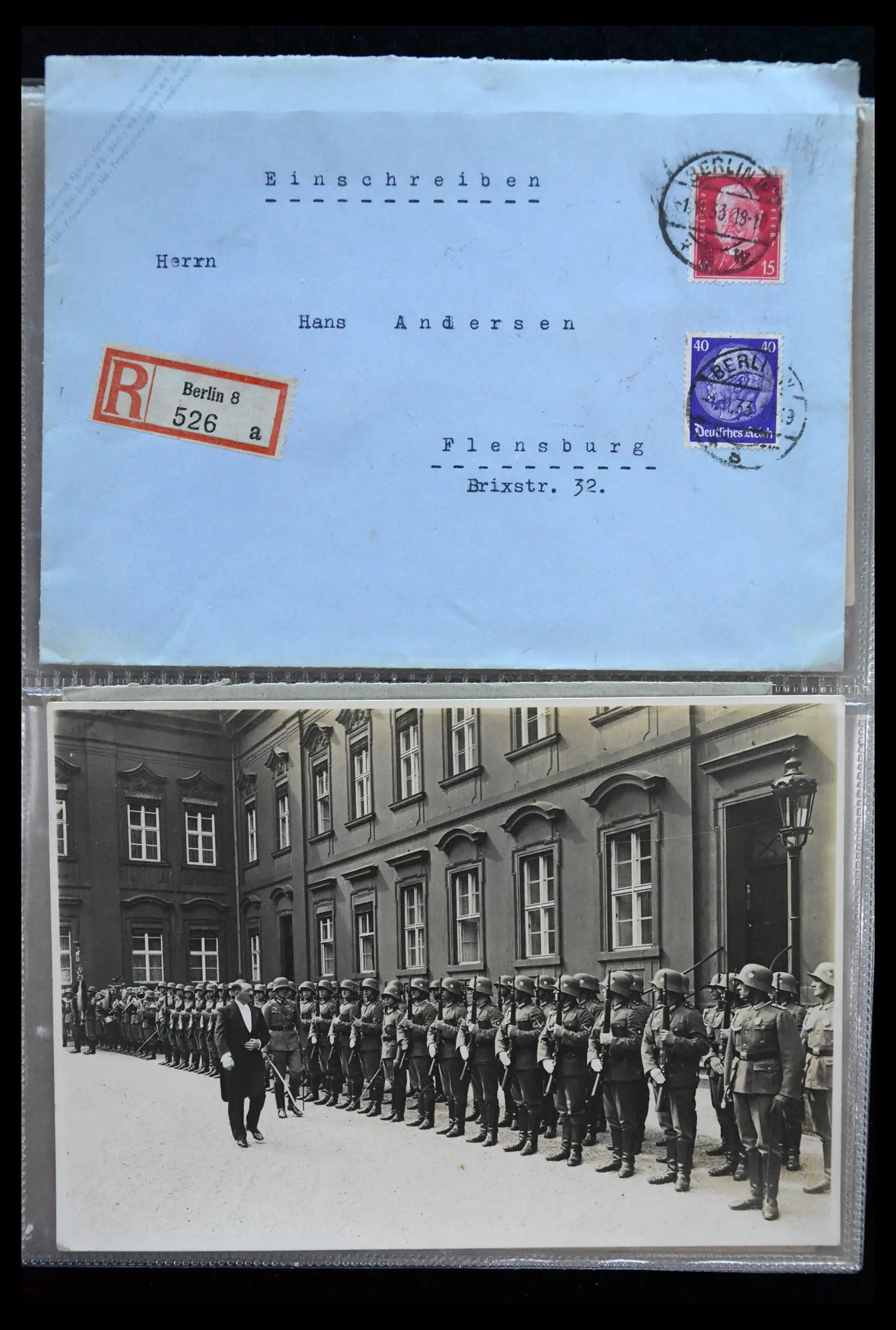 41226 0017 - Postzegelverzameling 41226 Duitse Reich brieven 1930-1945.