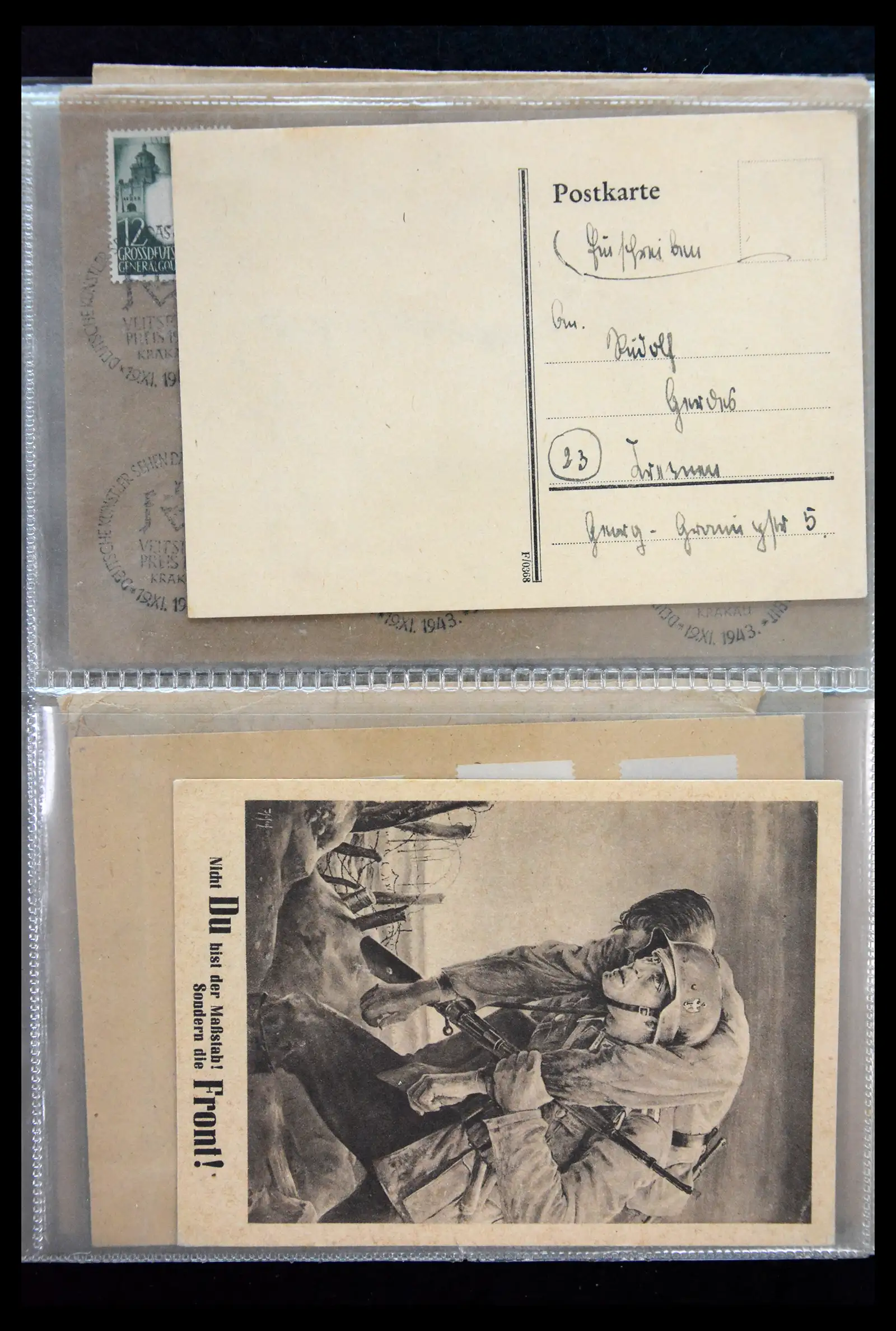 41226 0019 - Postzegelverzameling 41226 Duitse Reich brieven 1930-1945.