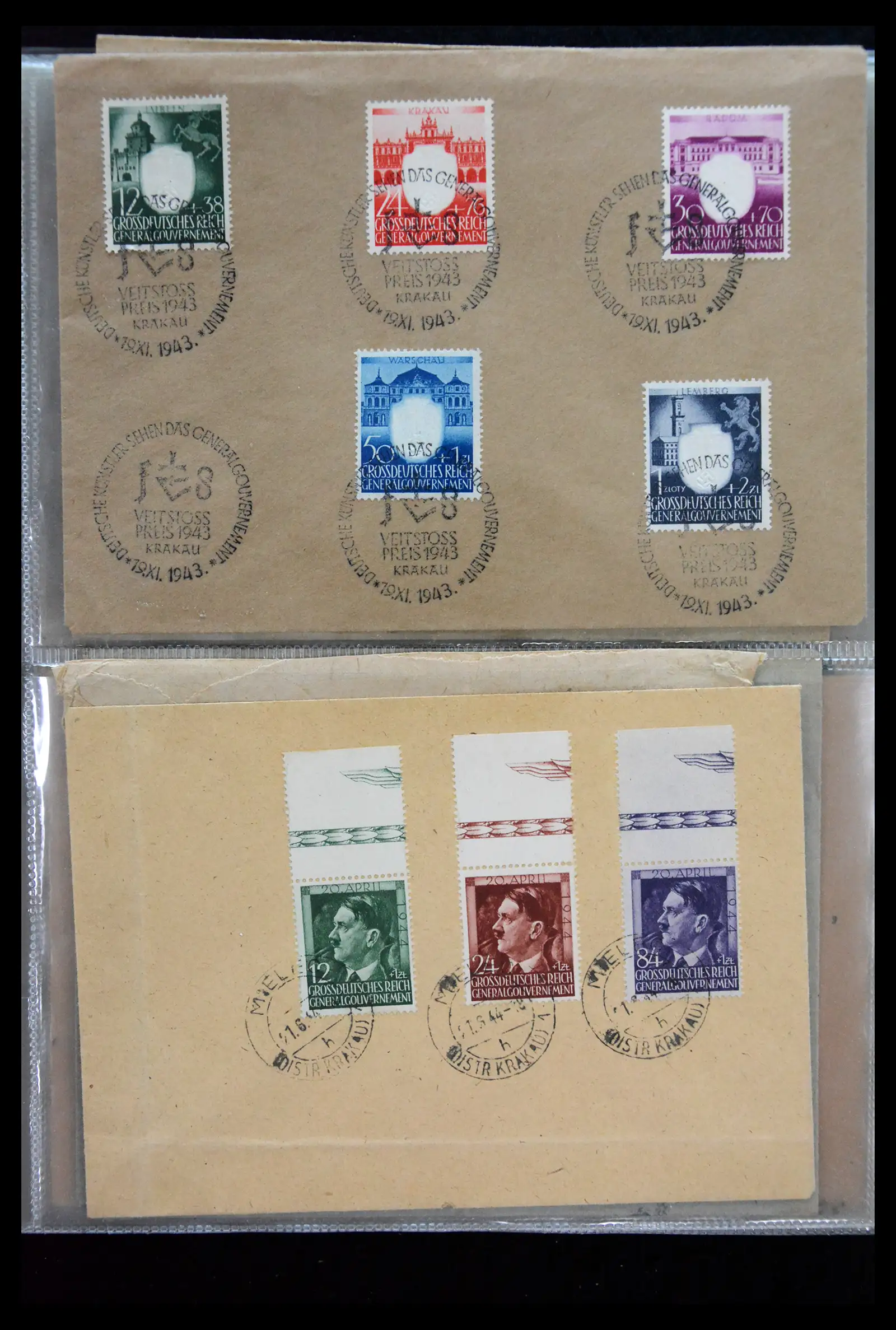 41226 0021 - Postzegelverzameling 41226 Duitse Reich brieven 1930-1945.