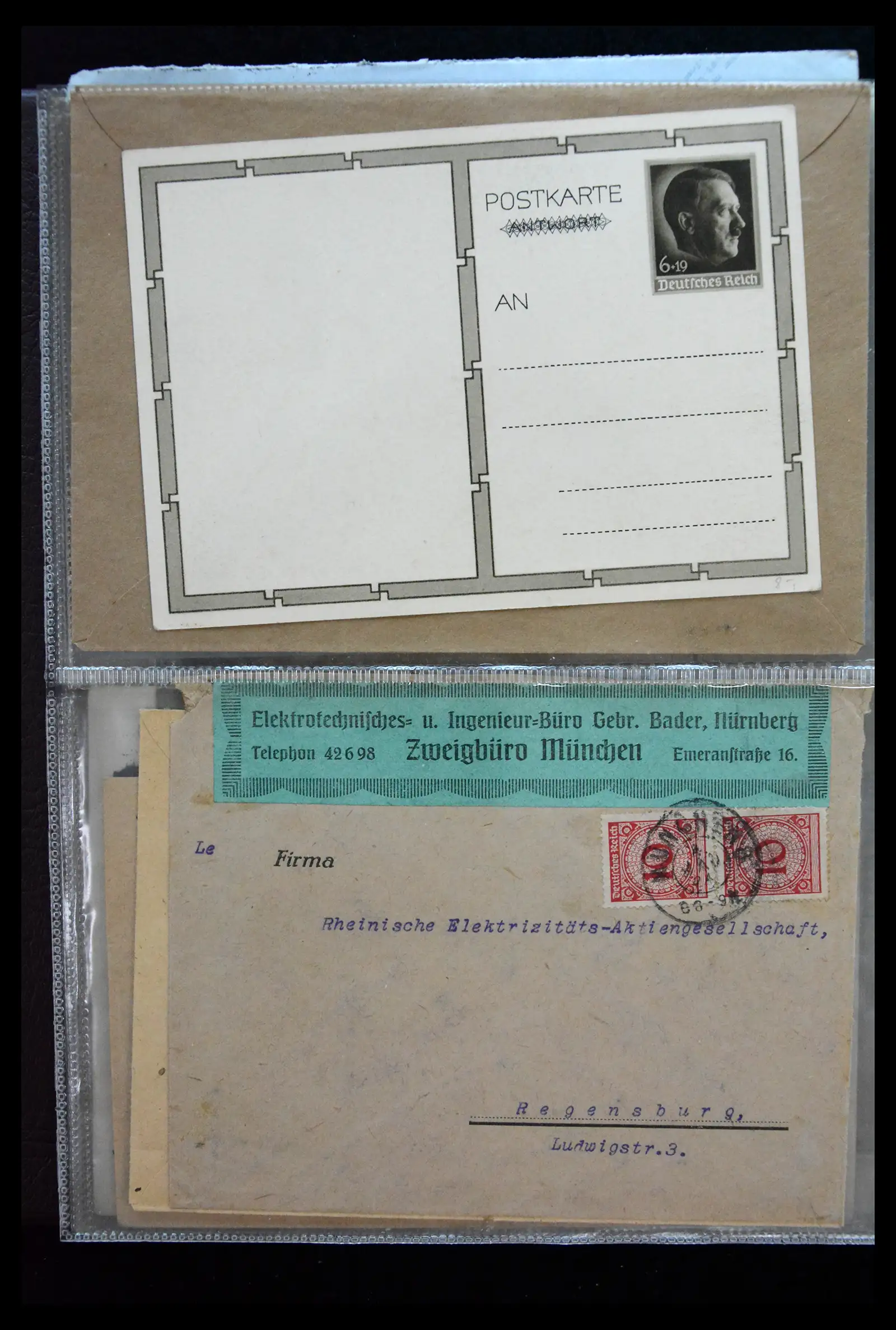 41226 0022 - Postzegelverzameling 41226 Duitse Reich brieven 1930-1945.