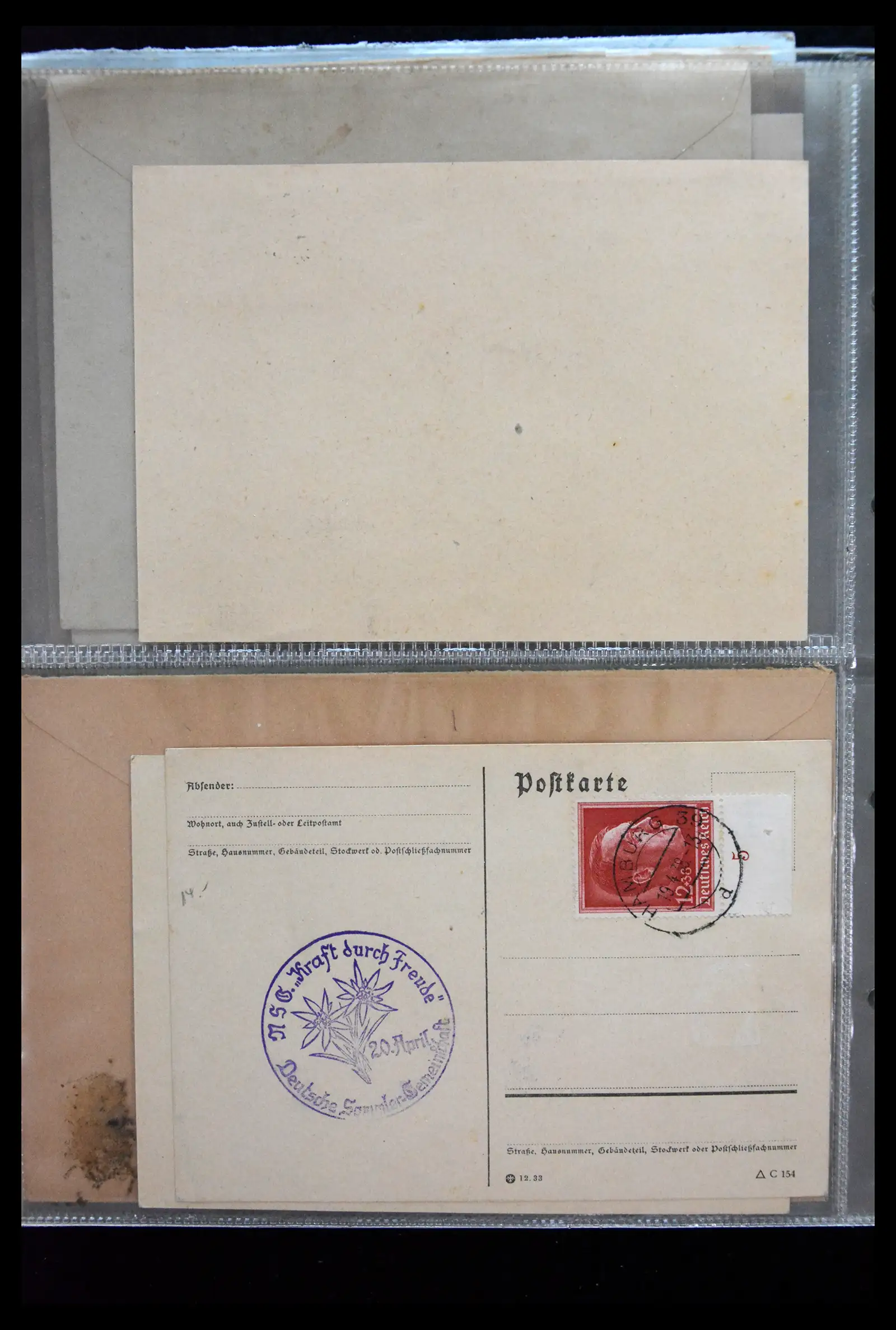 41226 0029 - Postzegelverzameling 41226 Duitse Reich brieven 1930-1945.