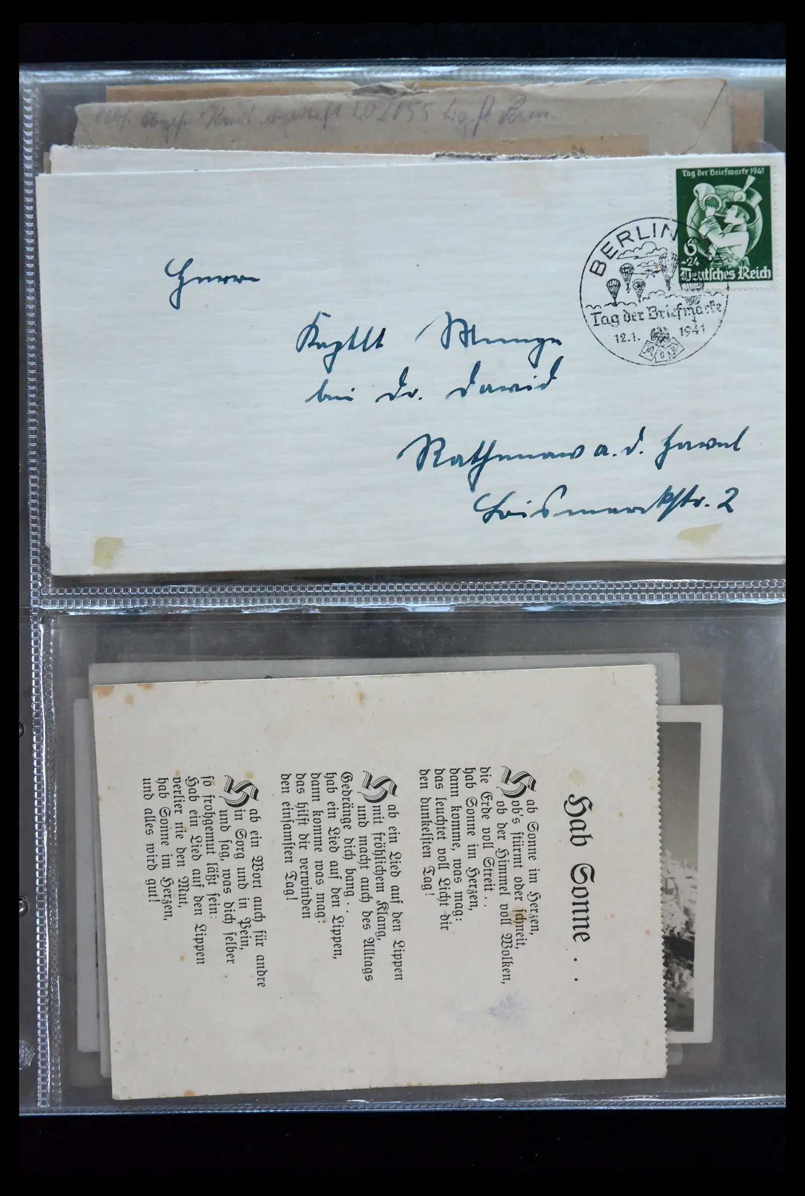 41226 0031 - Postzegelverzameling 41226 Duitse Reich brieven 1930-1945.