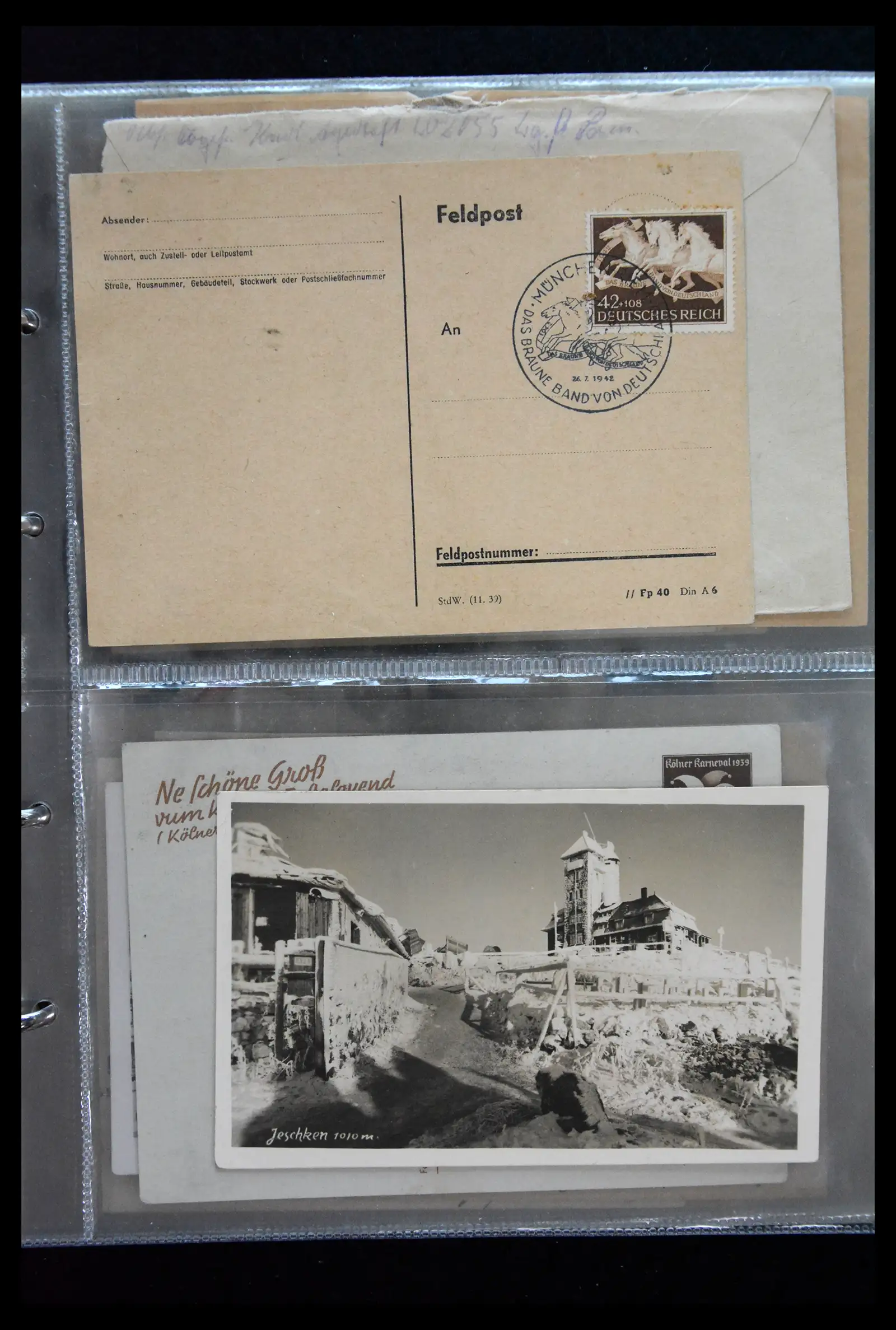 41226 0033 - Postzegelverzameling 41226 Duitse Reich brieven 1930-1945.