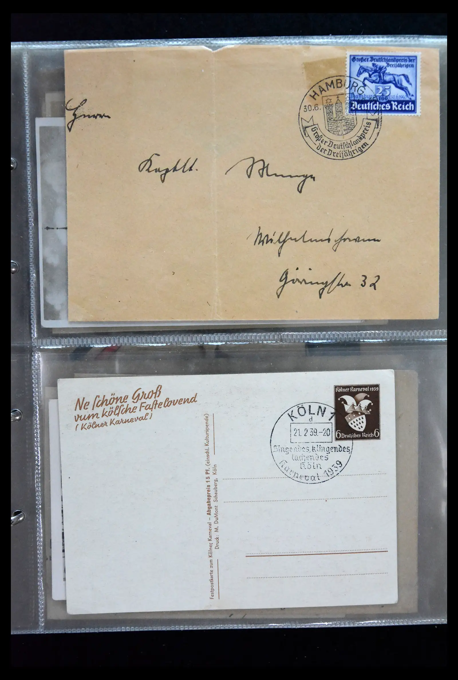 41226 0035 - Postzegelverzameling 41226 Duitse Reich brieven 1930-1945.