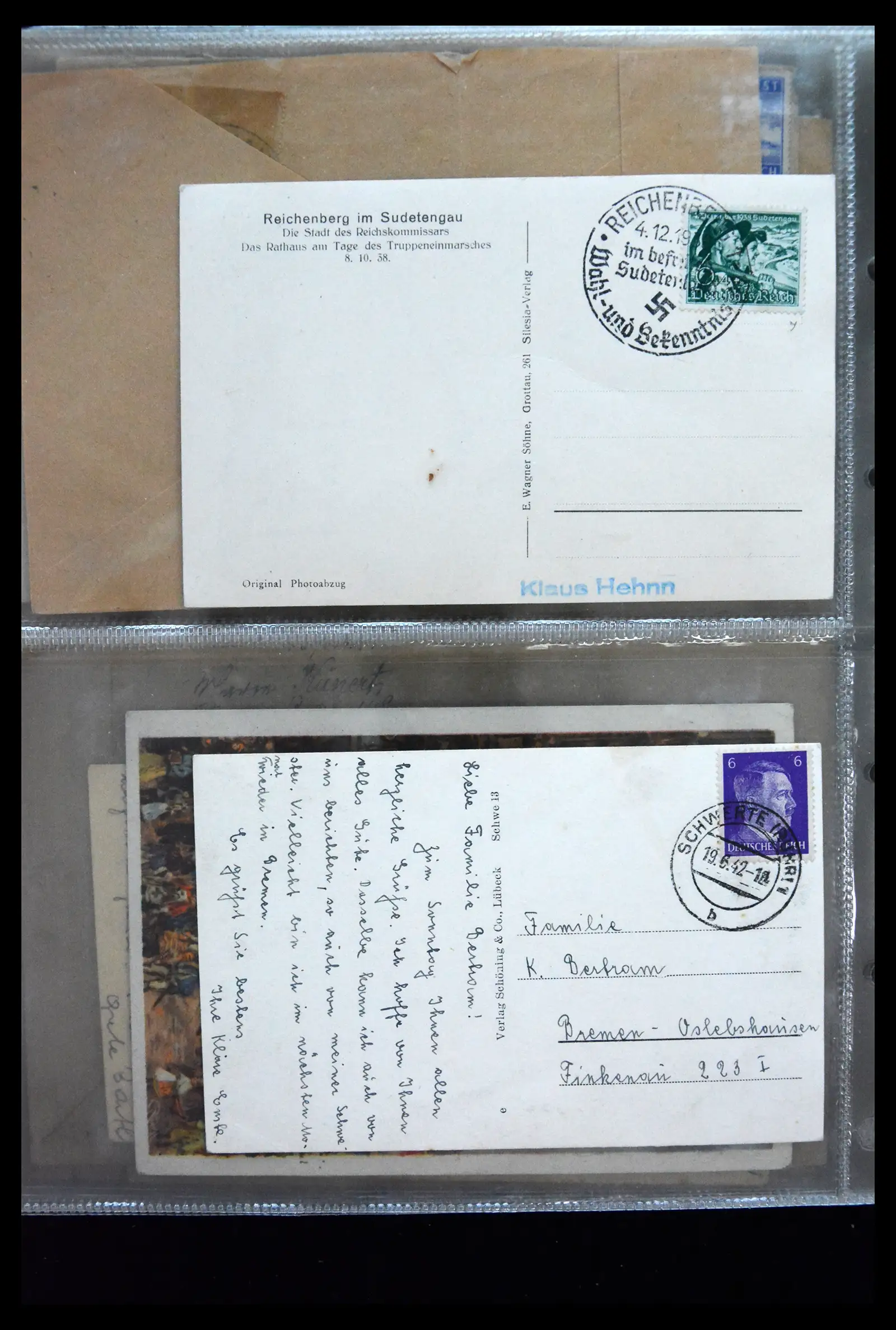 41226 0037 - Postzegelverzameling 41226 Duitse Reich brieven 1930-1945.