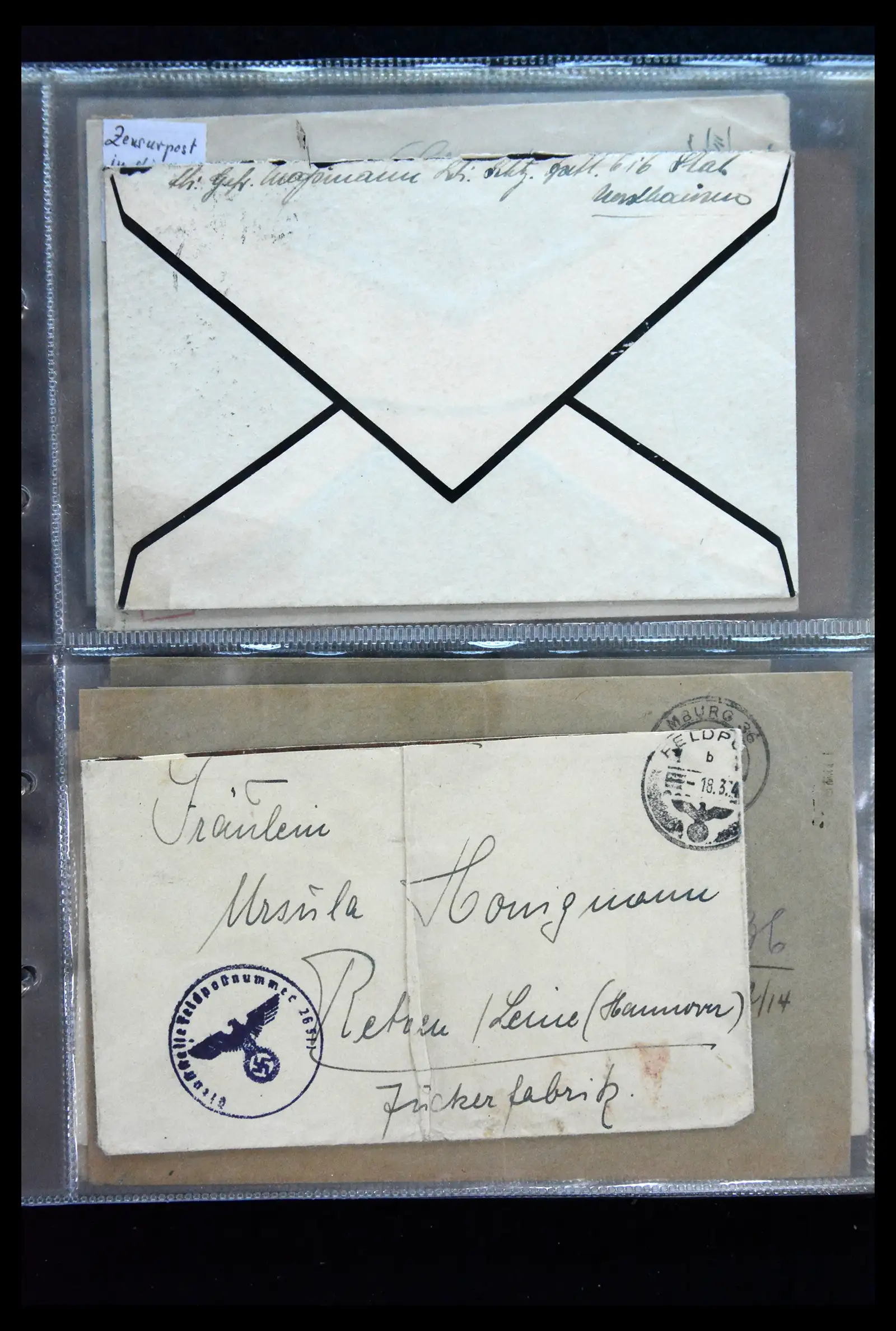 41226 0050 - Postzegelverzameling 41226 Duitse Reich brieven 1930-1945.