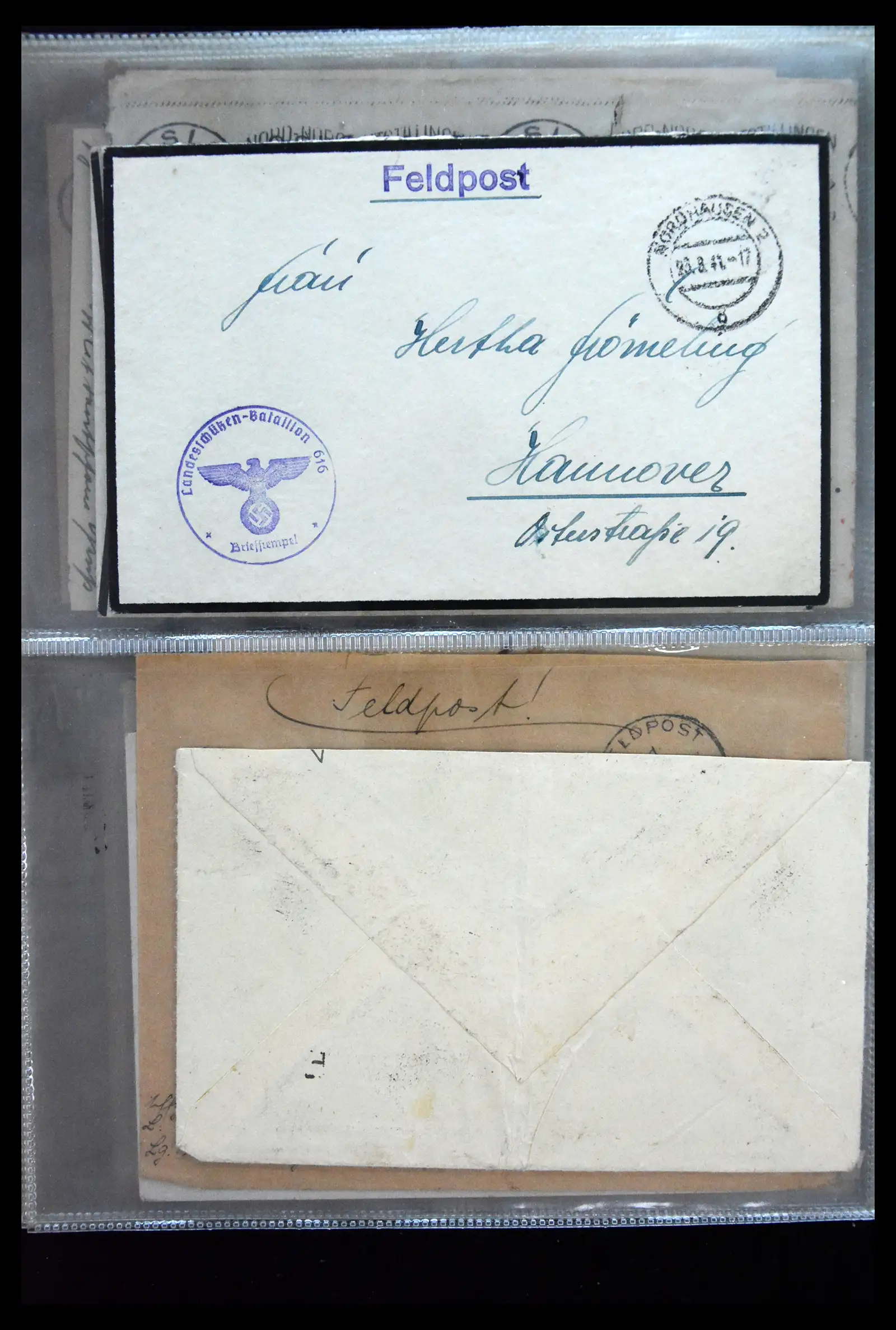 41226 0051 - Postzegelverzameling 41226 Duitse Reich brieven 1930-1945.