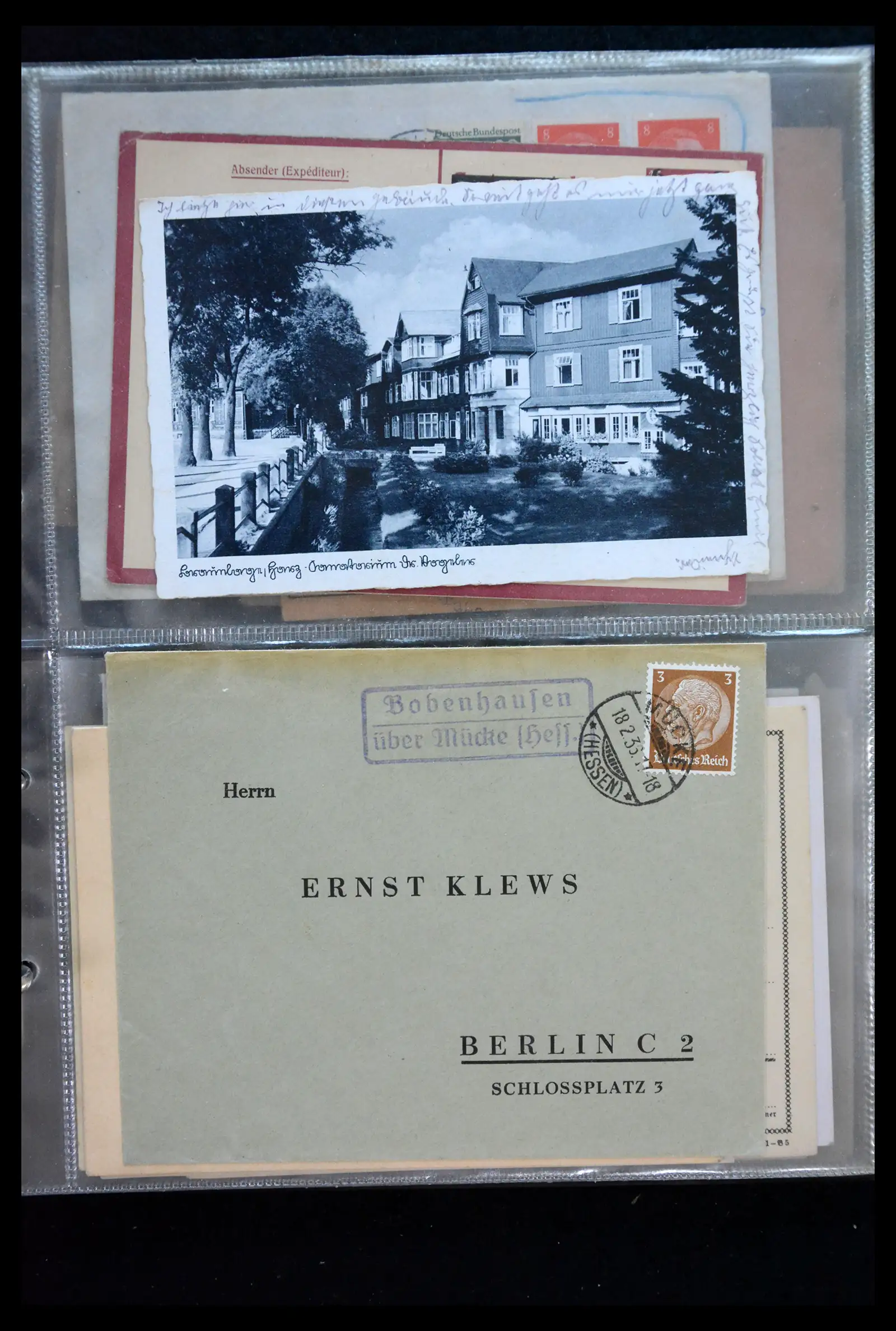 41226 0054 - Postzegelverzameling 41226 Duitse Reich brieven 1930-1945.