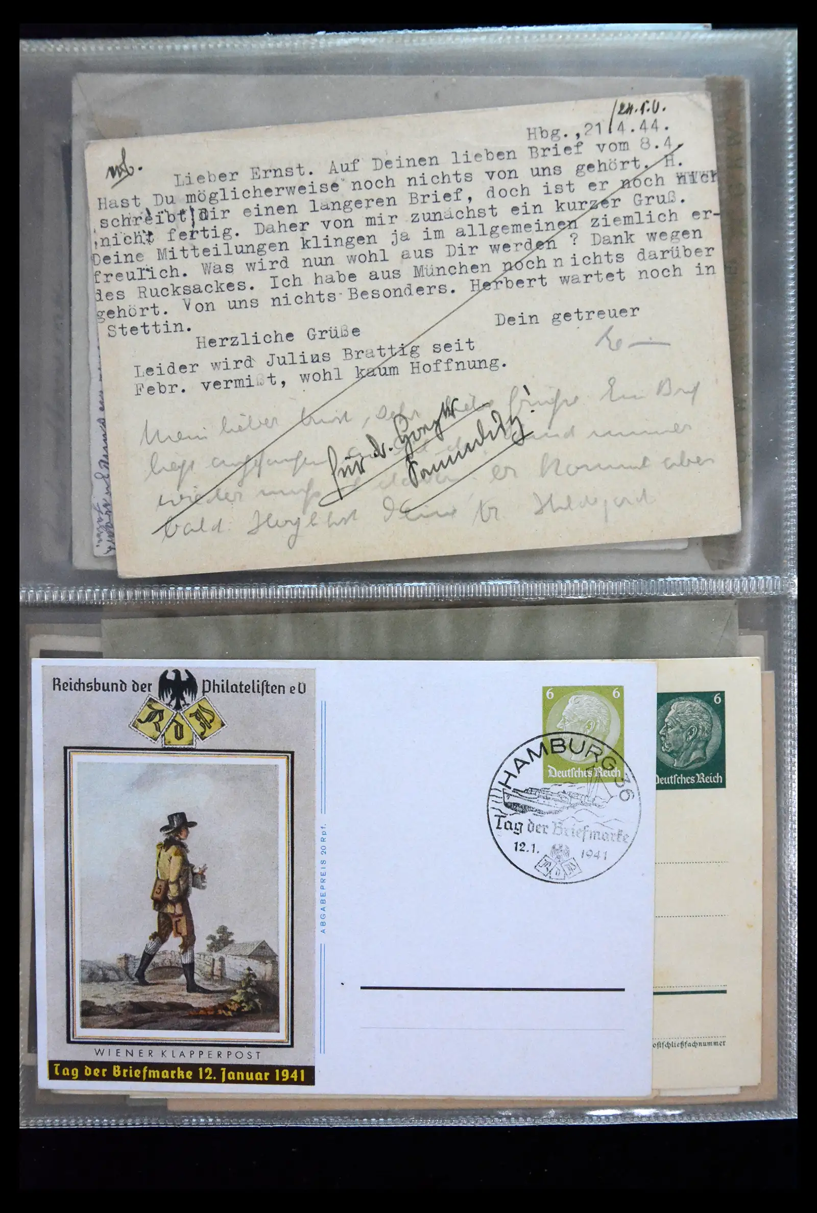 41226 0057 - Postzegelverzameling 41226 Duitse Reich brieven 1930-1945.