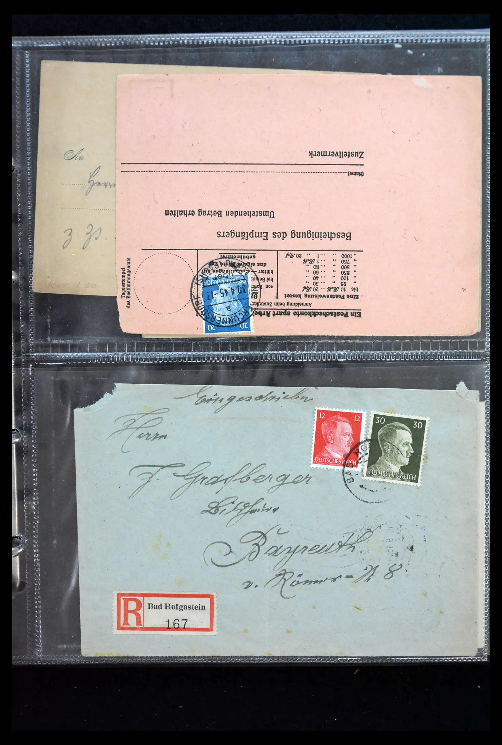 41226 0060 - Postzegelverzameling 41226 Duitse Reich brieven 1930-1945.