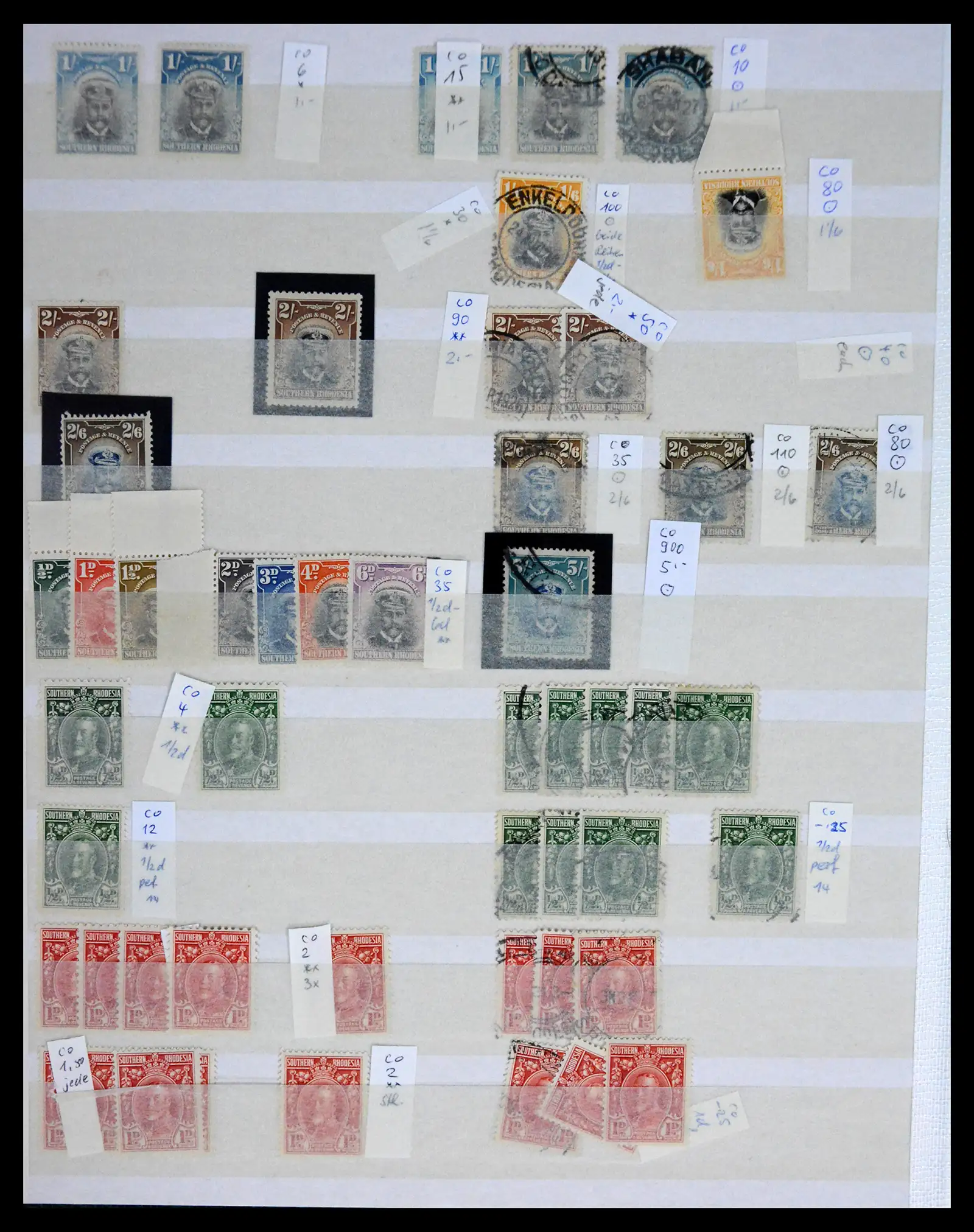 41245 0022 - Postzegelverzameling 41245 Rhodesië 1892-1978.