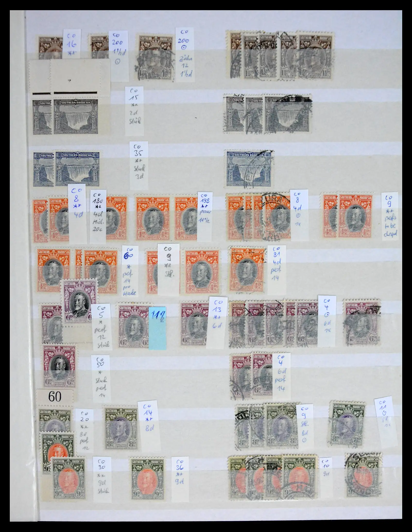 41245 0023 - Postzegelverzameling 41245 Rhodesië 1892-1978.