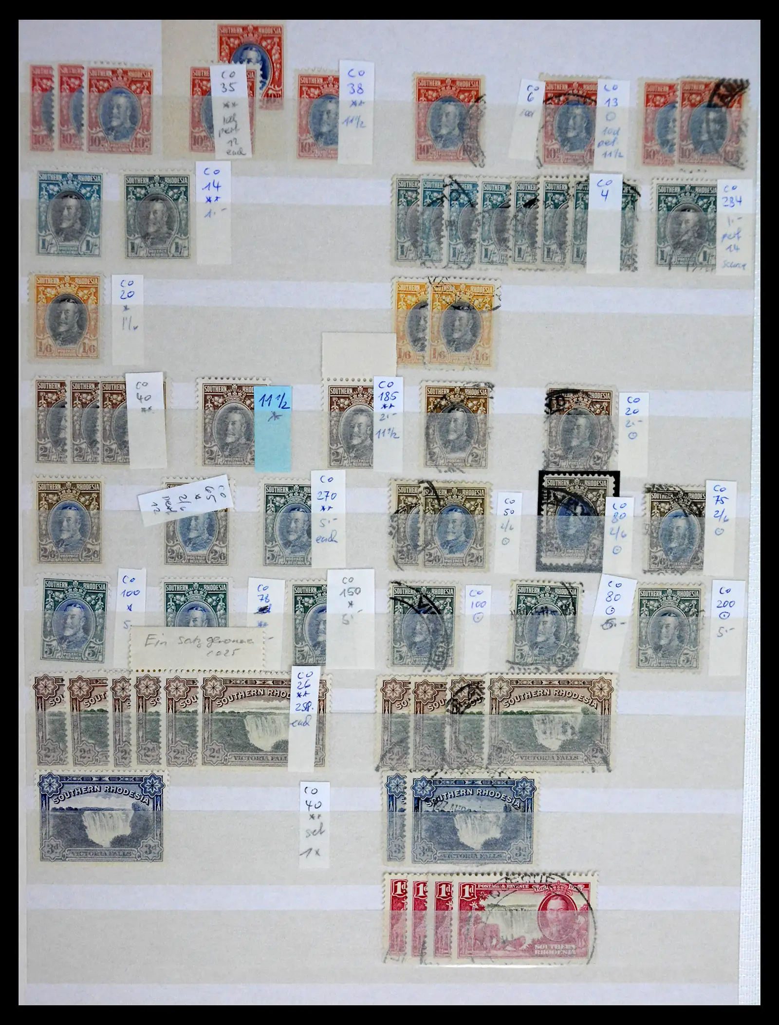 41245 0024 - Postzegelverzameling 41245 Rhodesië 1892-1978.