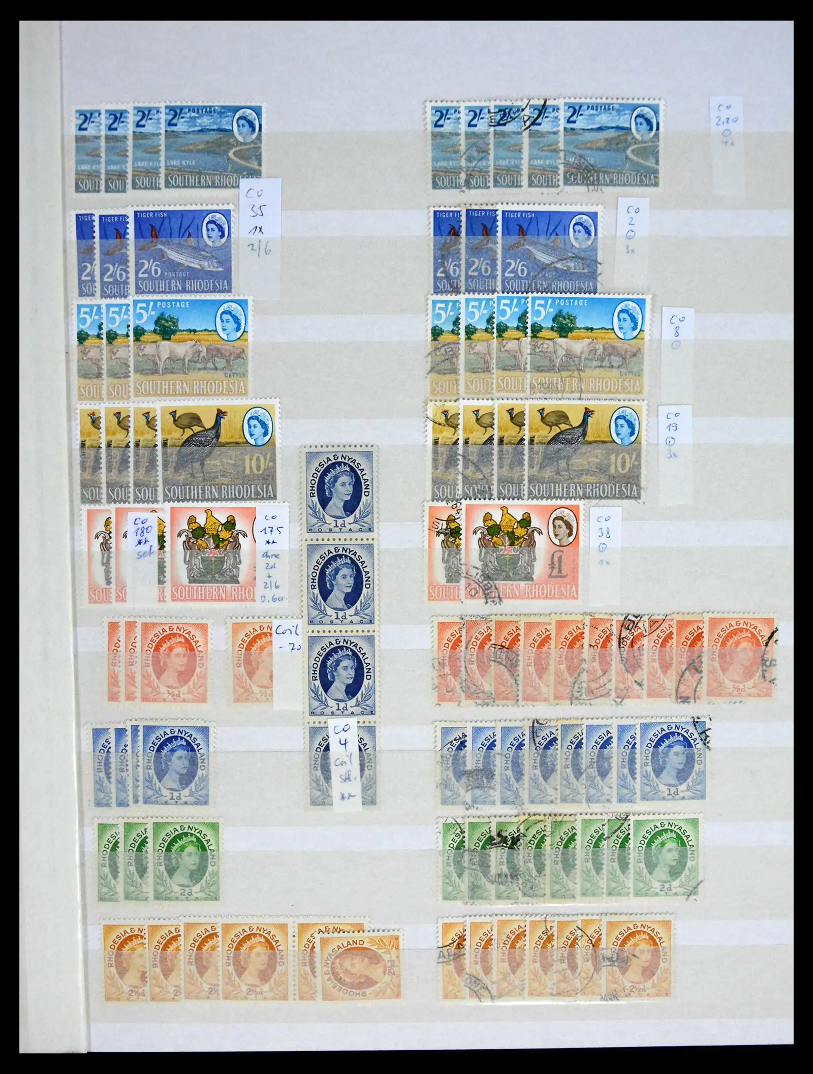 41245 0033 - Postzegelverzameling 41245 Rhodesië 1892-1978.