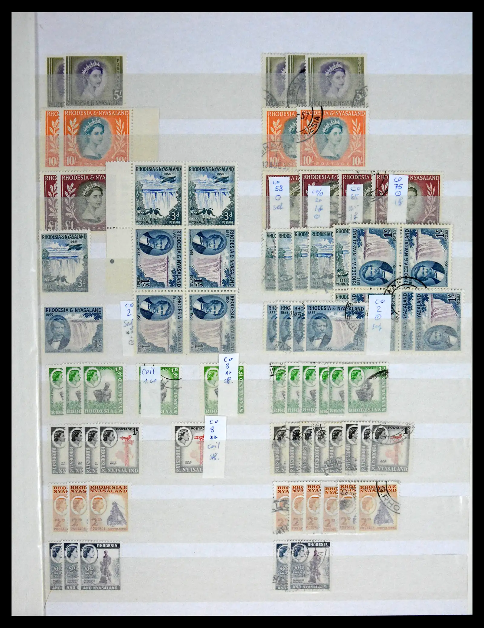 41245 0035 - Postzegelverzameling 41245 Rhodesië 1892-1978.