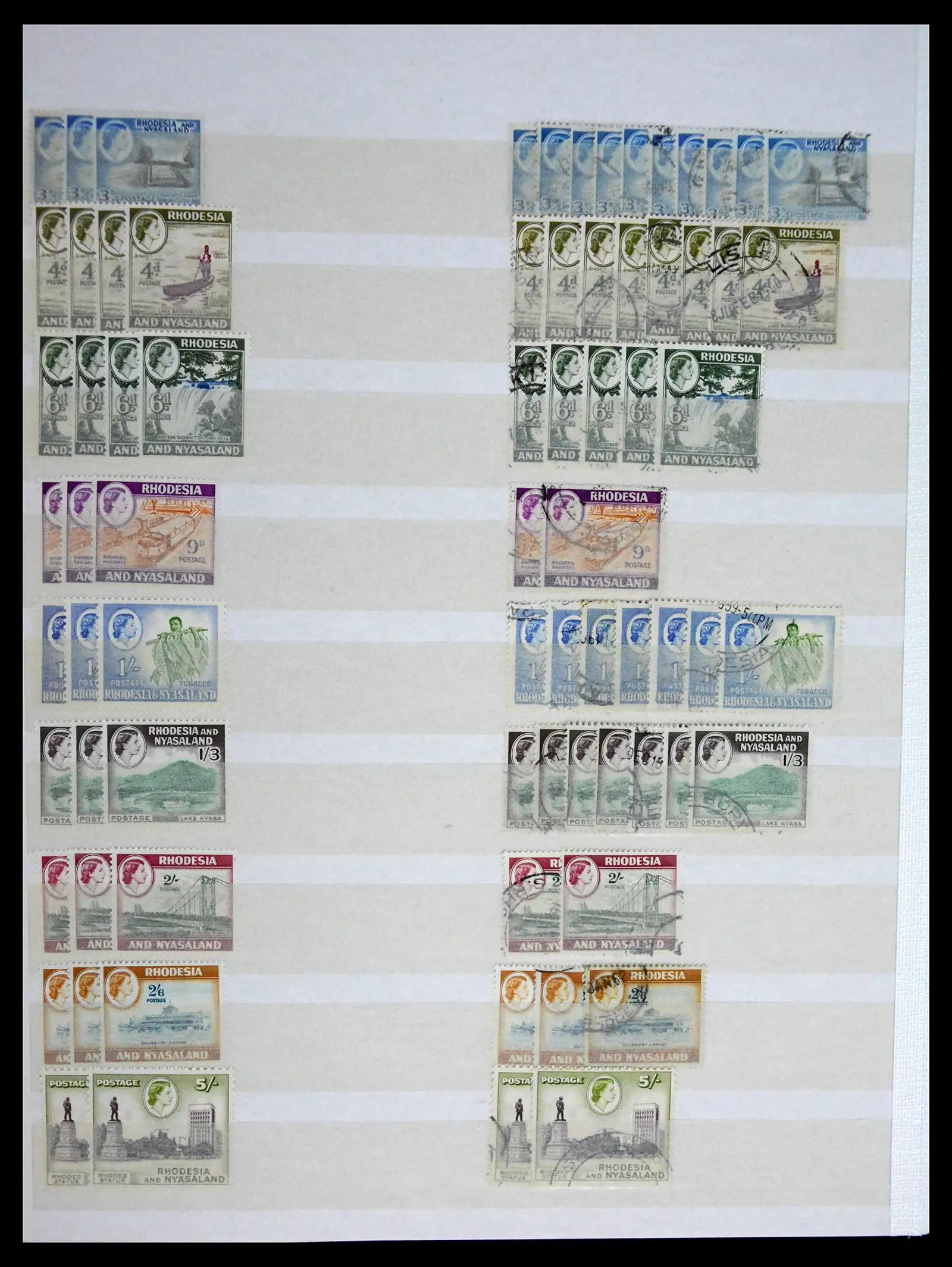 41245 0036 - Postzegelverzameling 41245 Rhodesië 1892-1978.