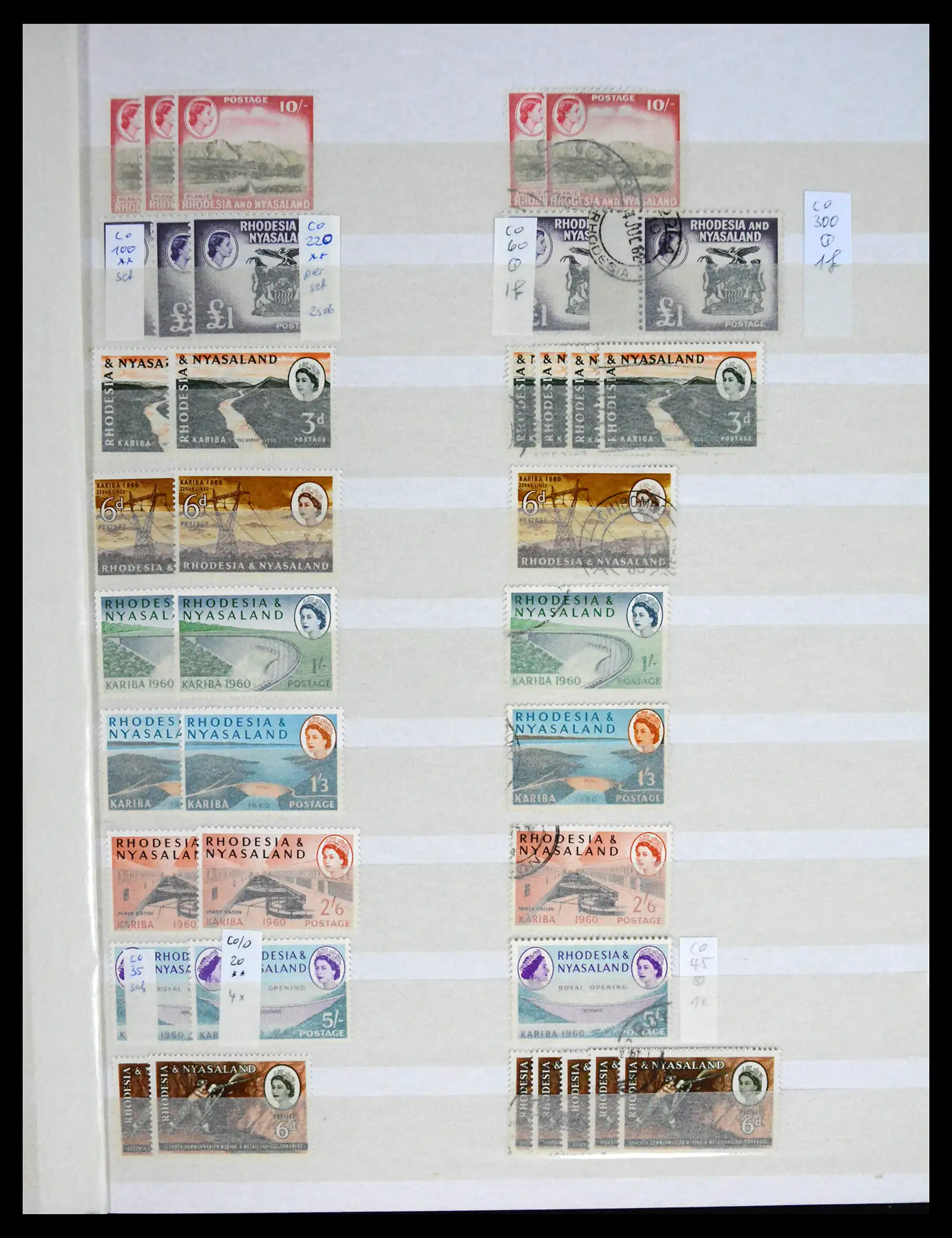41245 0037 - Postzegelverzameling 41245 Rhodesië 1892-1978.