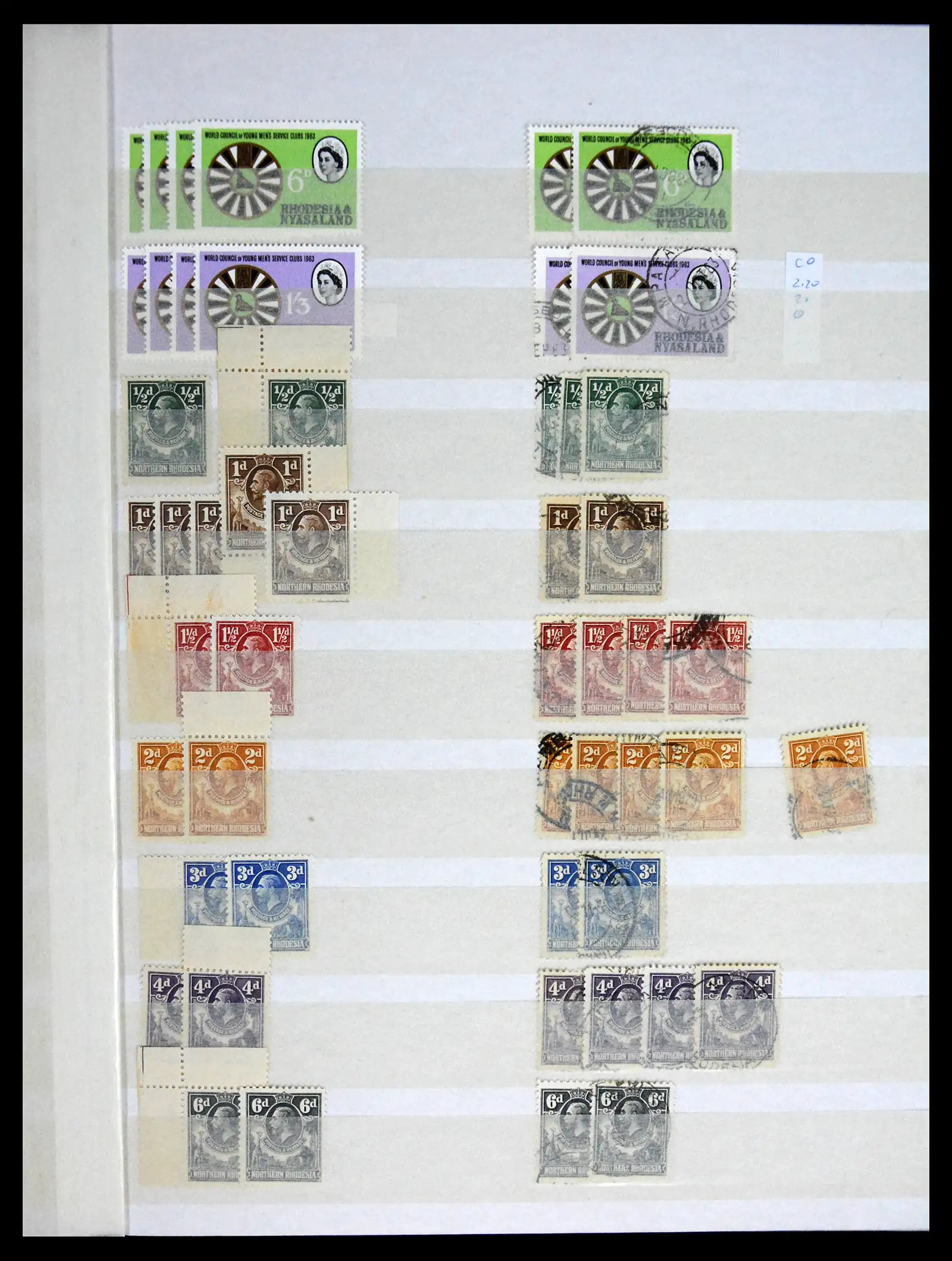 41245 0039 - Postzegelverzameling 41245 Rhodesië 1892-1978.