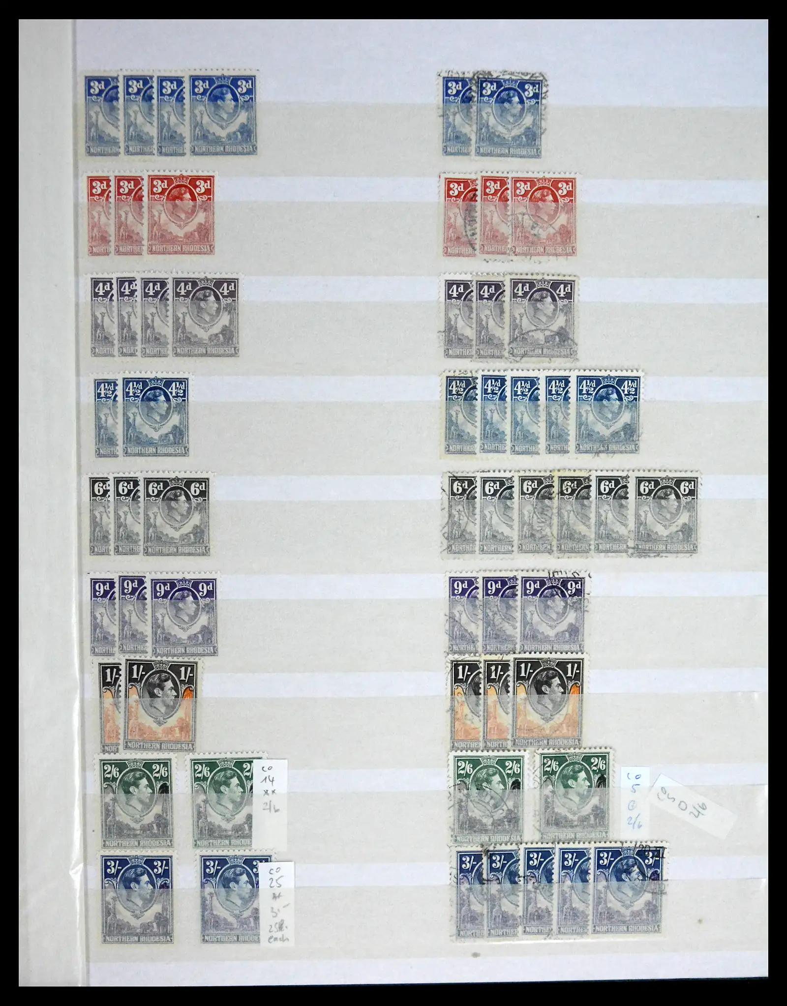 41245 0043 - Postzegelverzameling 41245 Rhodesië 1892-1978.
