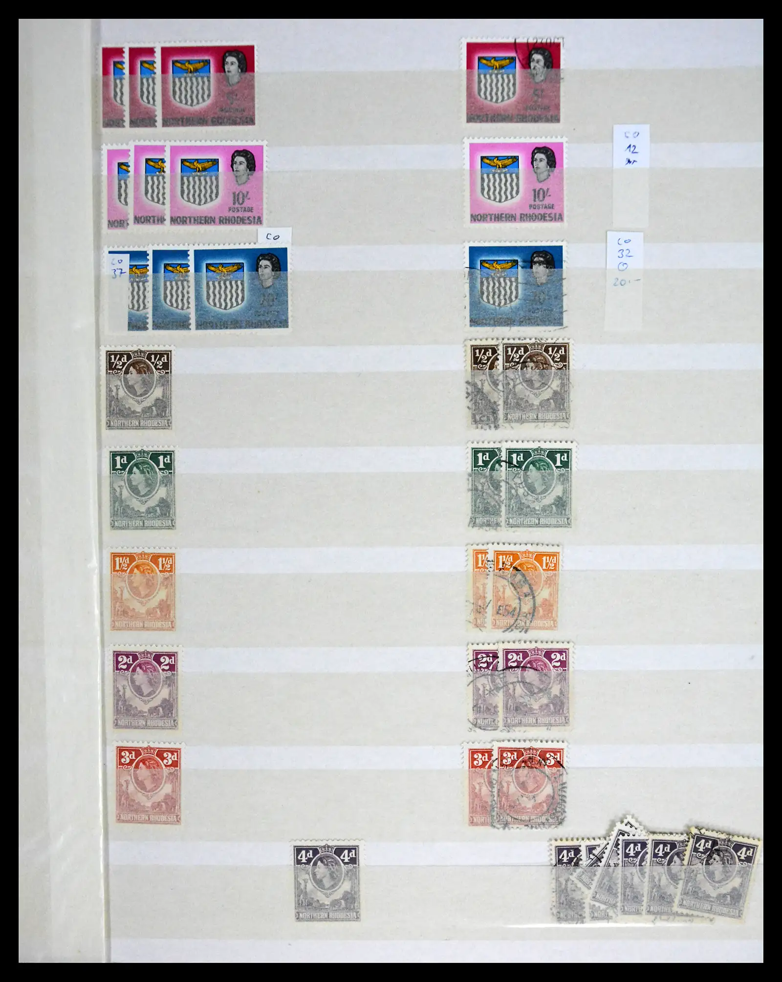 41245 0047 - Postzegelverzameling 41245 Rhodesië 1892-1978.