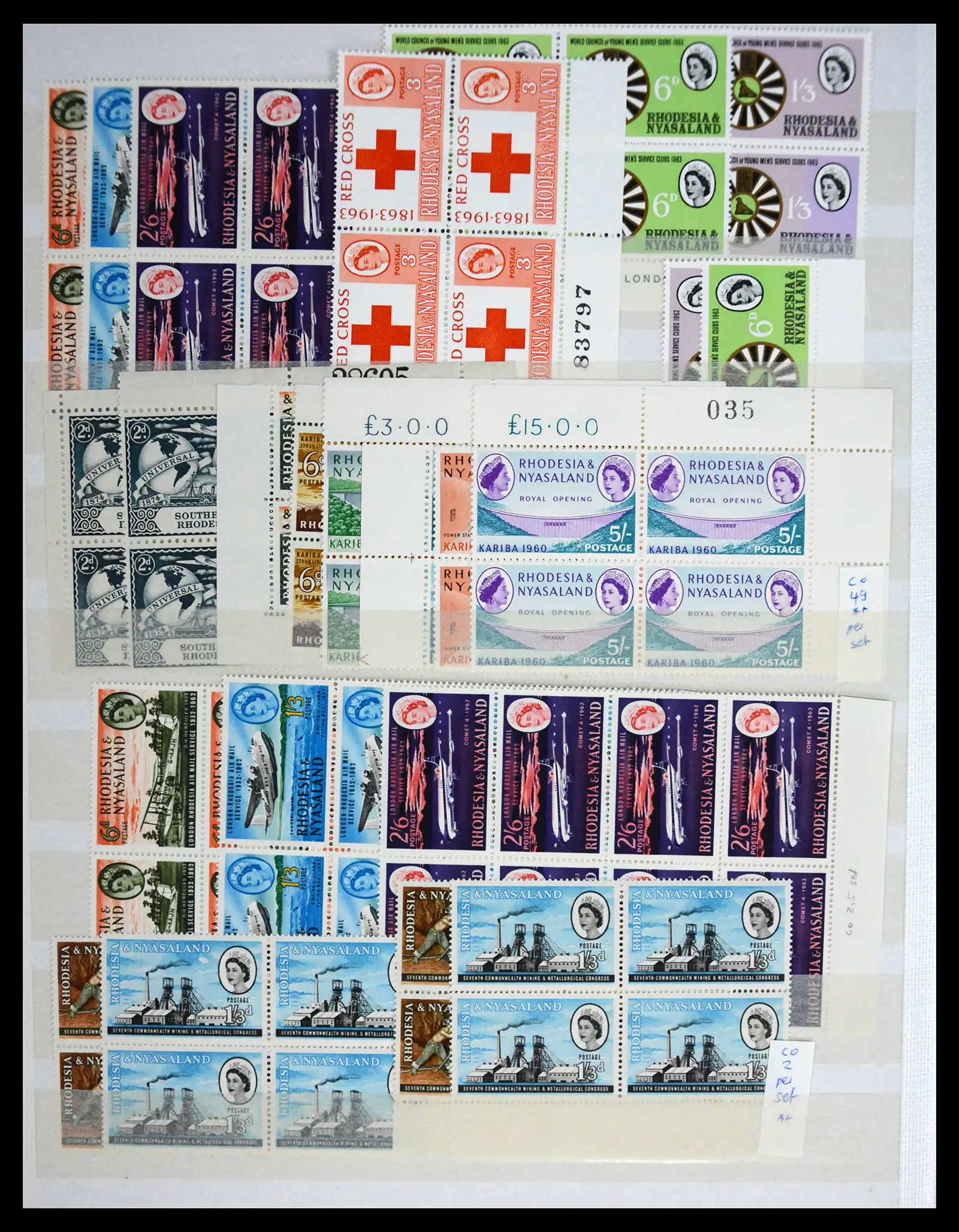 41245 0052 - Postzegelverzameling 41245 Rhodesië 1892-1978.