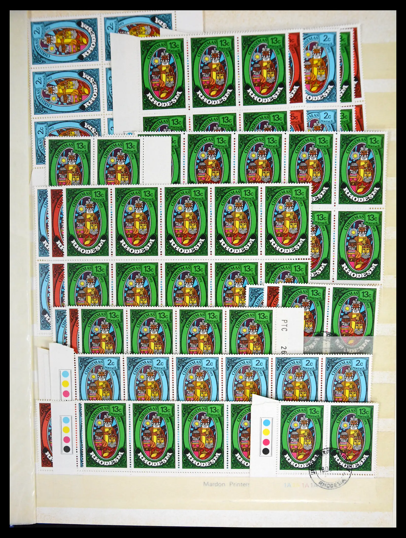 41245 0055 - Postzegelverzameling 41245 Rhodesië 1892-1978.