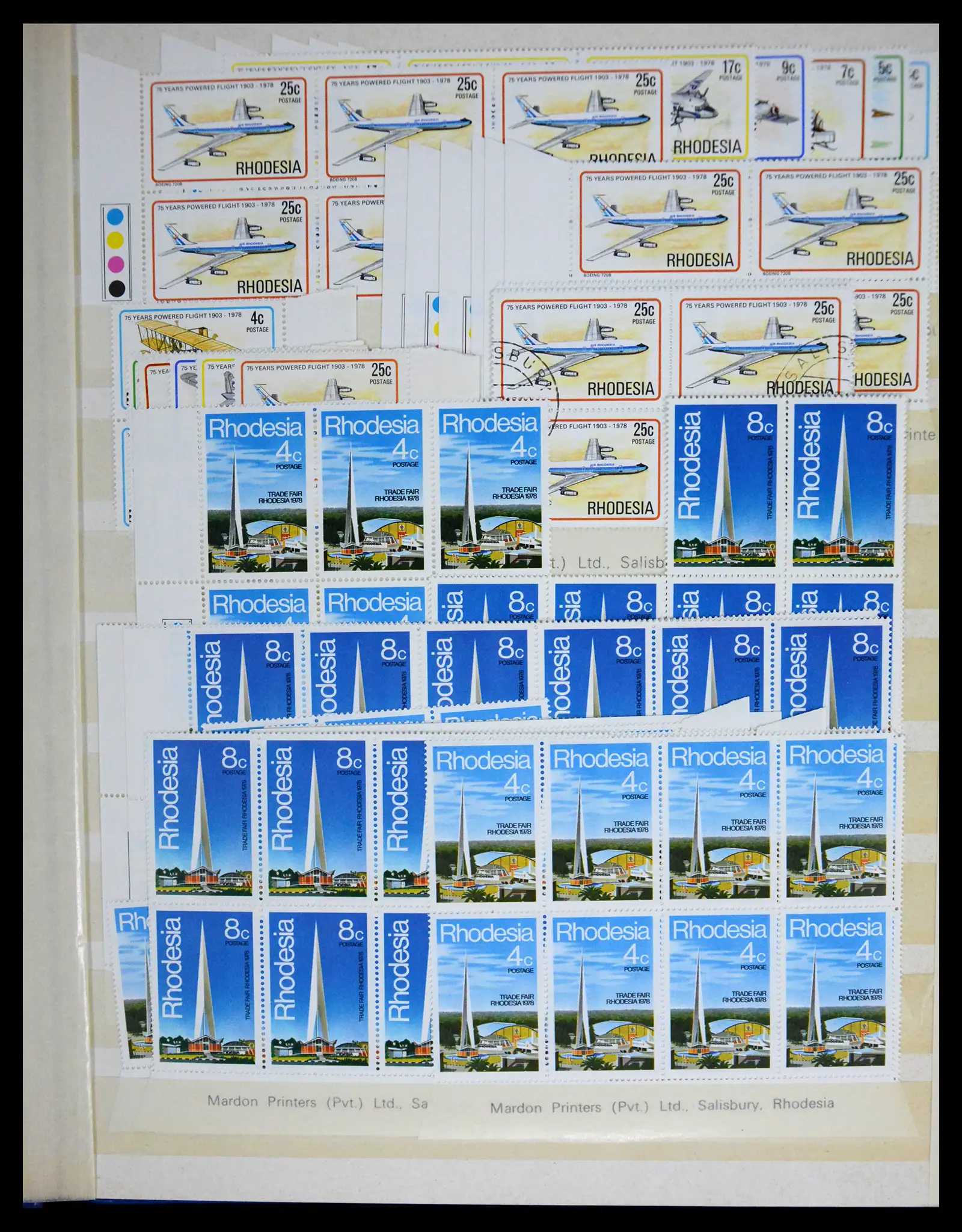 41245 0057 - Postzegelverzameling 41245 Rhodesië 1892-1978.