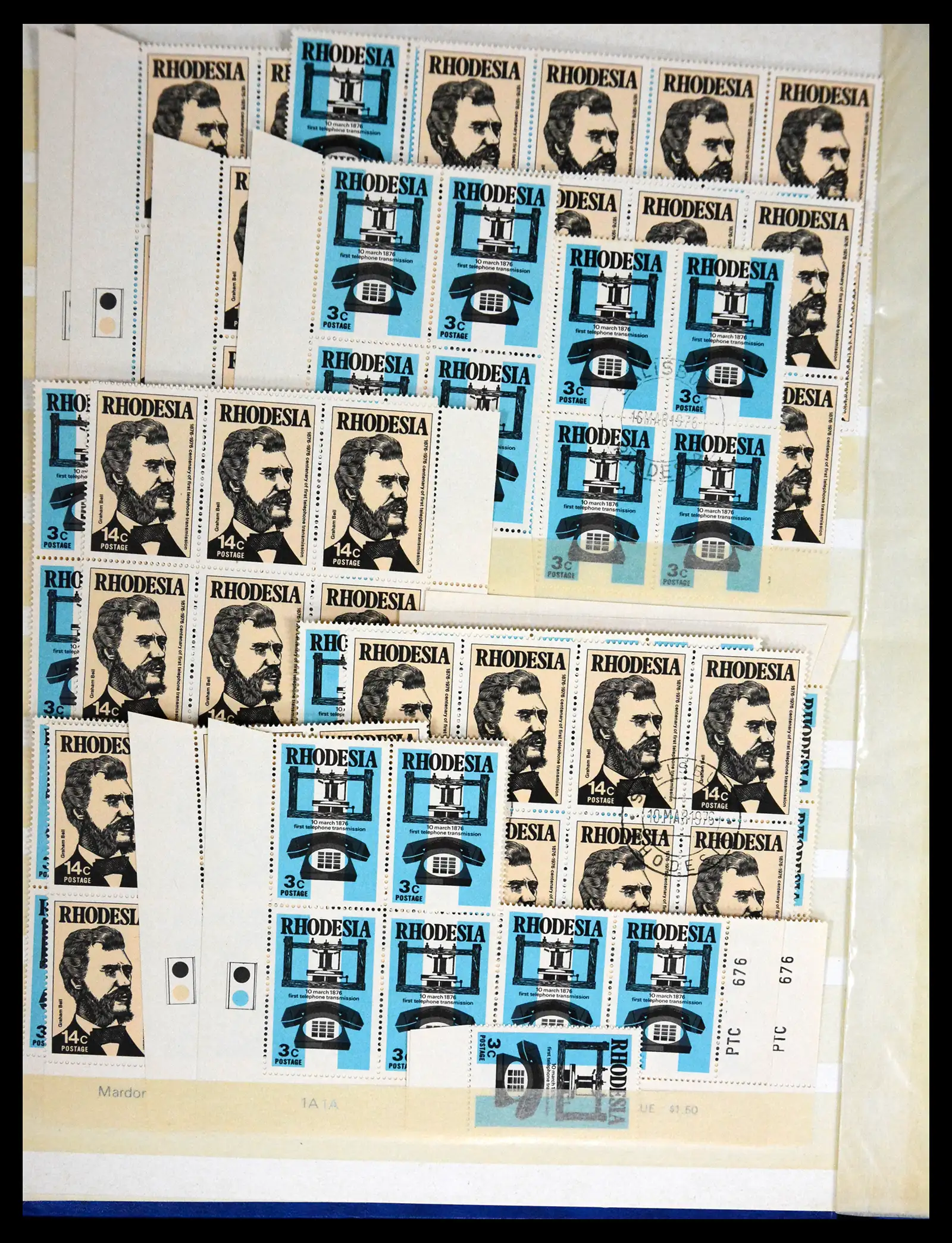 41245 0058 - Postzegelverzameling 41245 Rhodesië 1892-1978.
