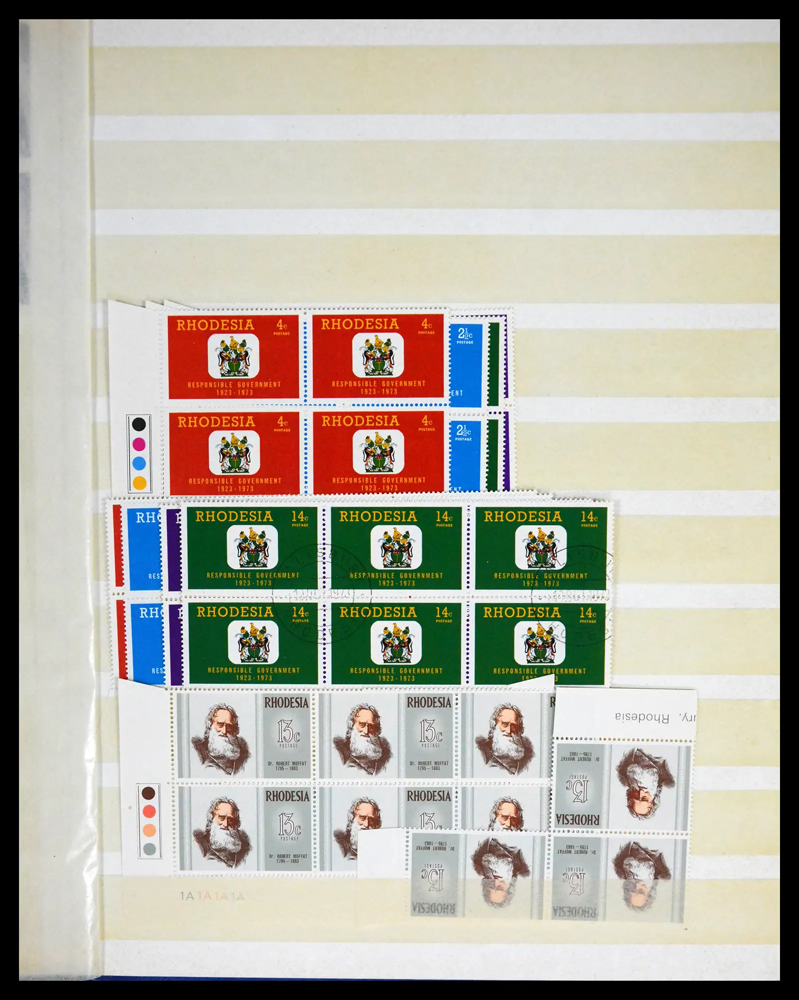 41245 0061 - Postzegelverzameling 41245 Rhodesië 1892-1978.